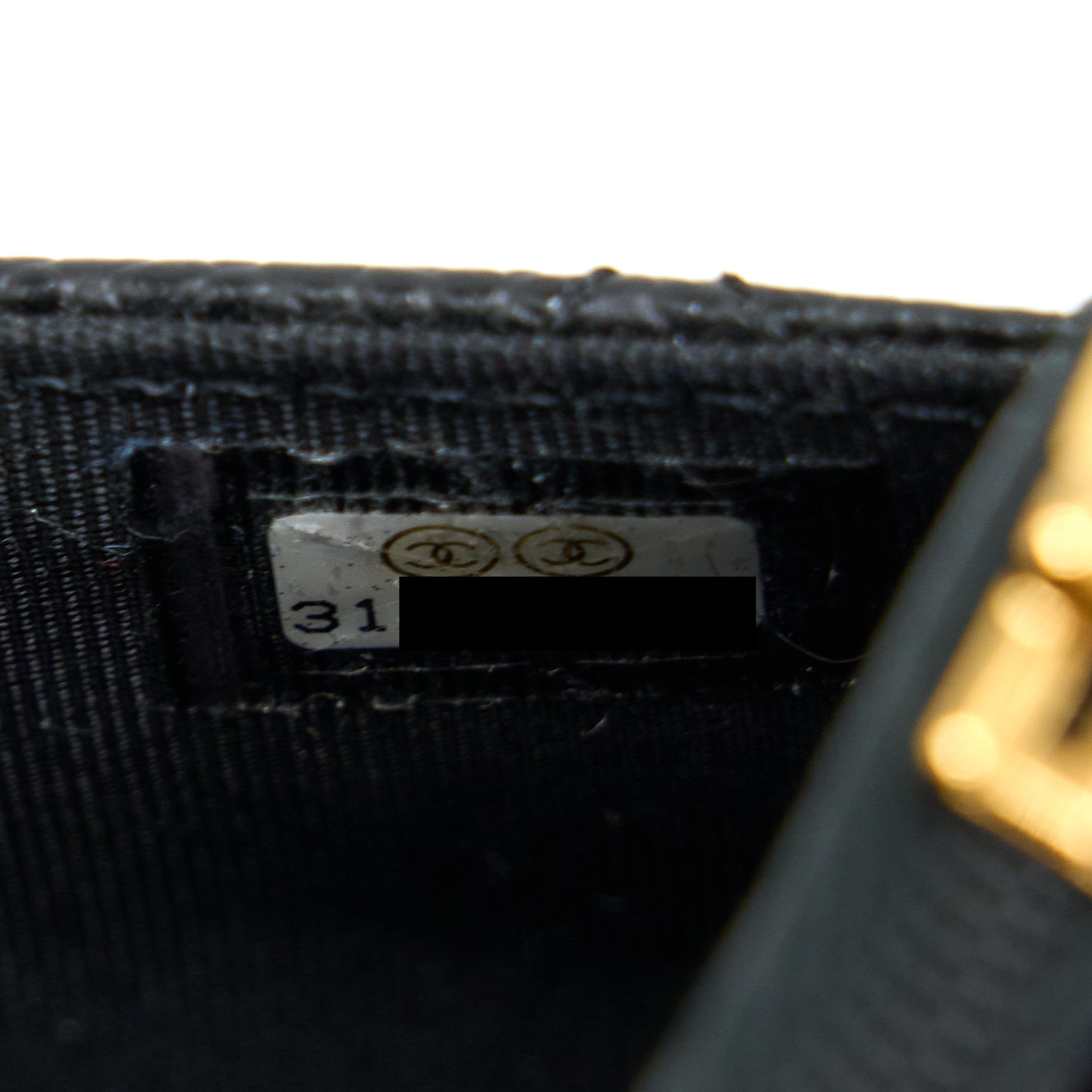 Chanel Classic Wallet On Chain Caviar Black
