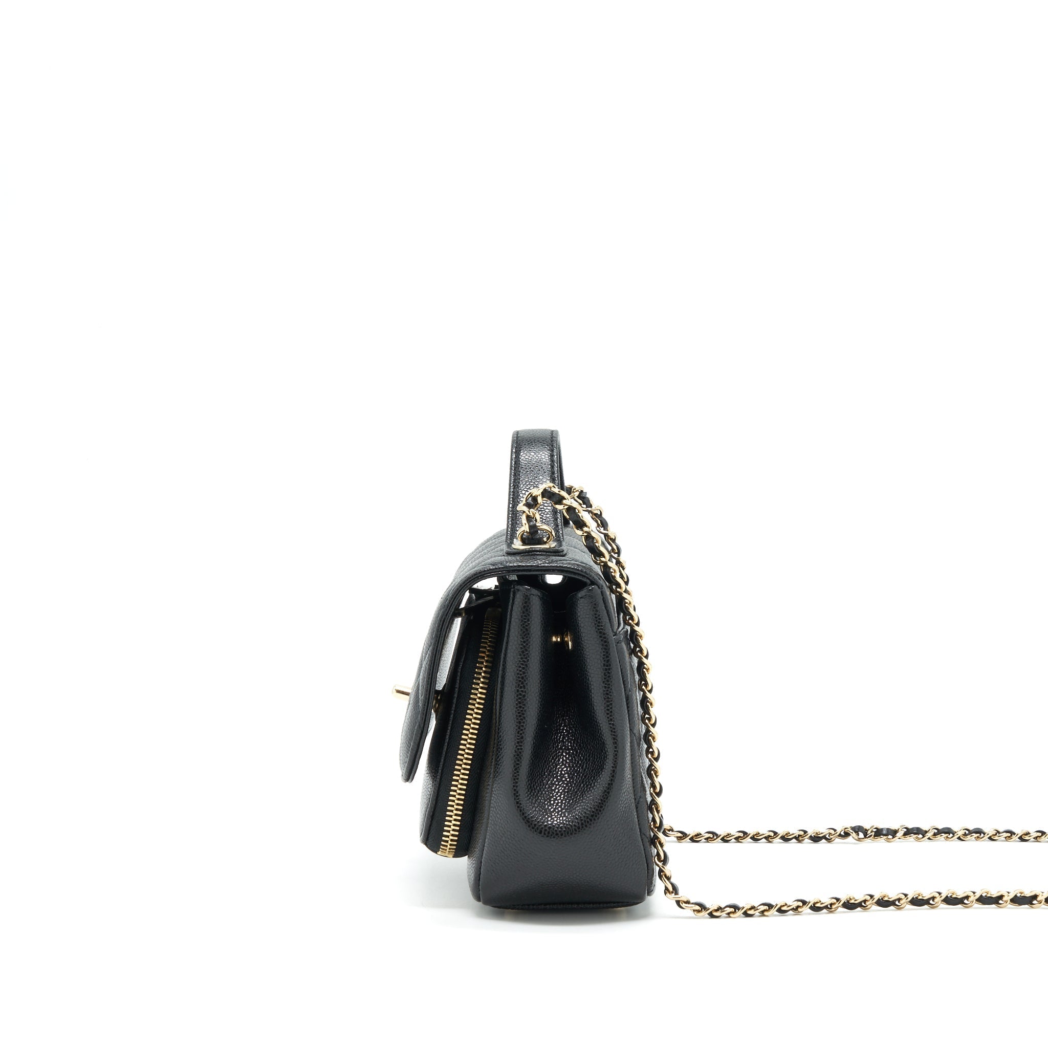 Chanel Small Business Affinity Caviar Black L