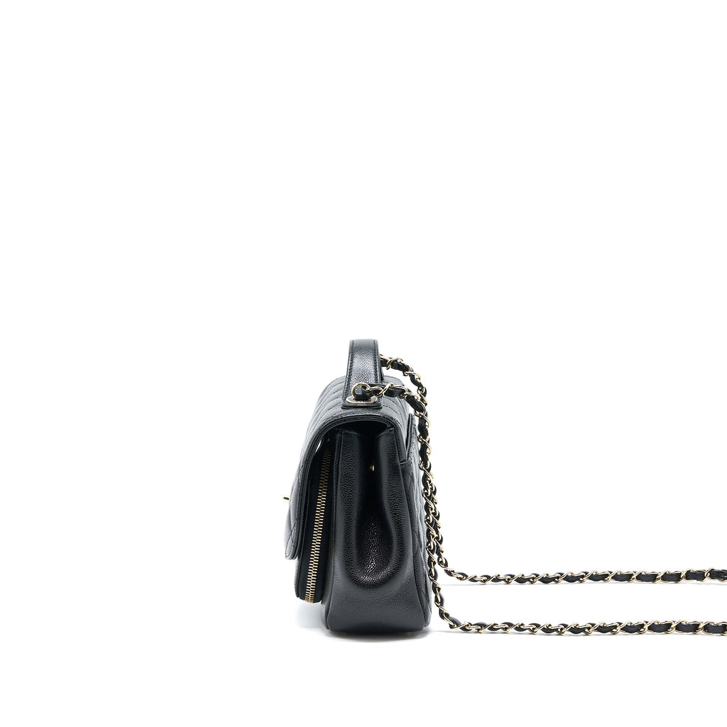 Chanel Medium Business Affinity Caviar Black L(Microchip)