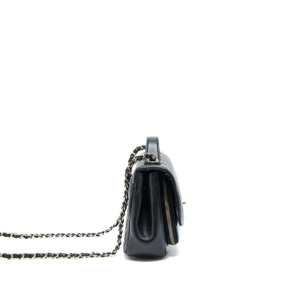 Chanel Medium Business Affinity Caviar Black L(Microchip)