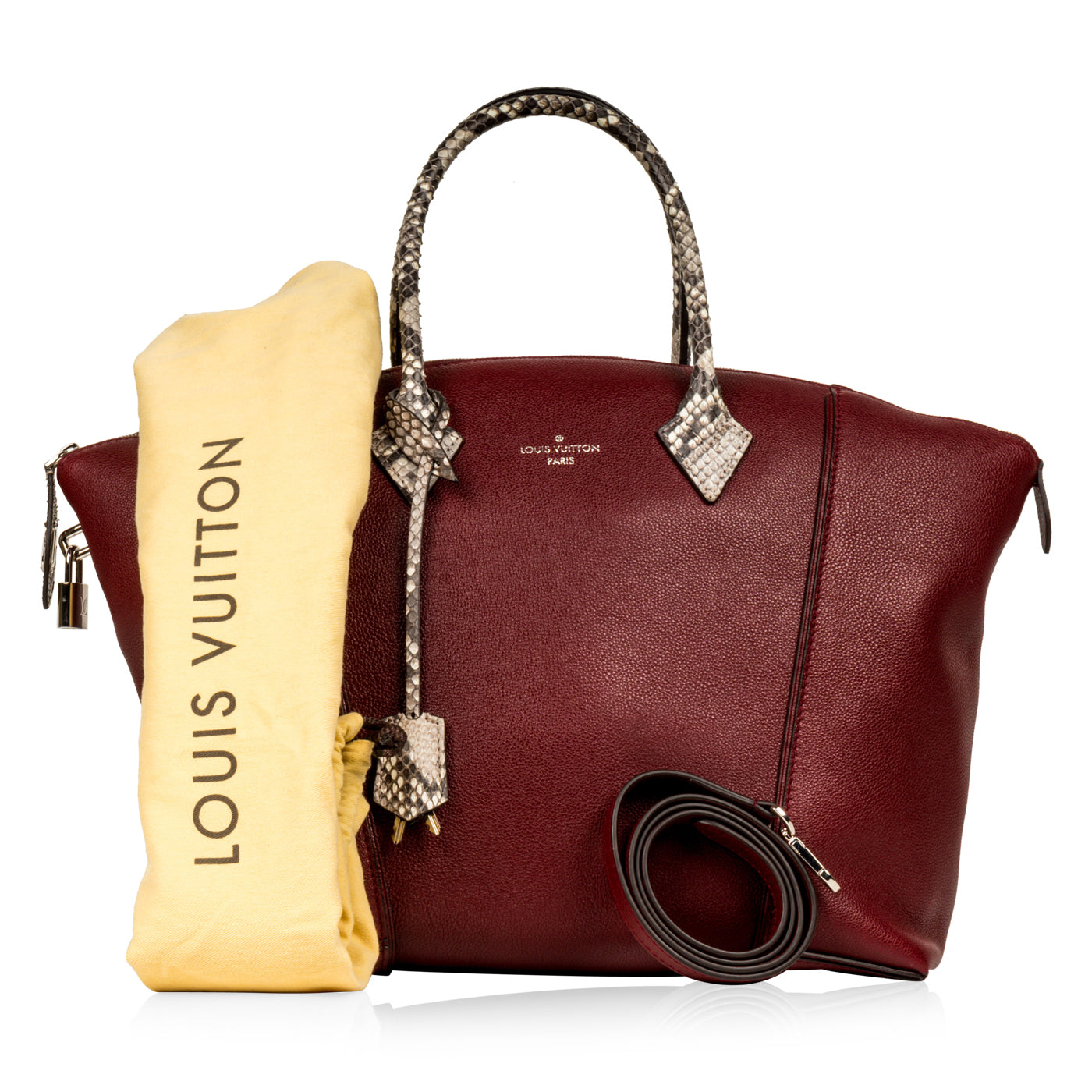 Louis Vuitton Lockit Python Tote
