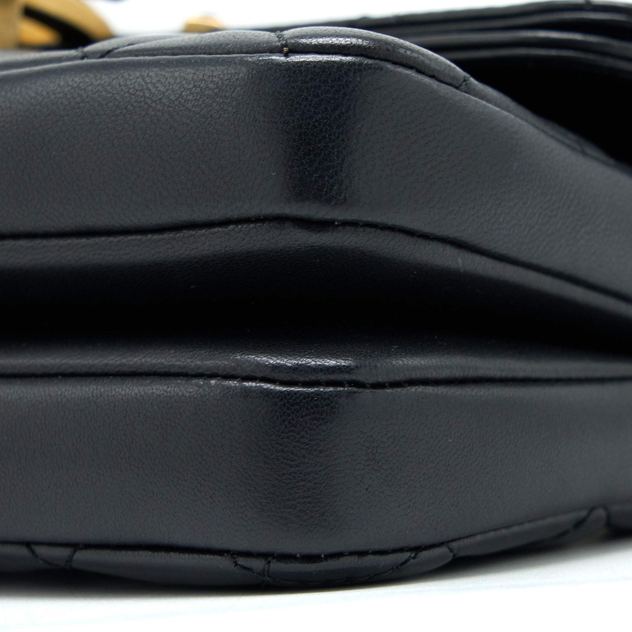 Chanel Small Enamel CC Flap Bag Lambskin Black