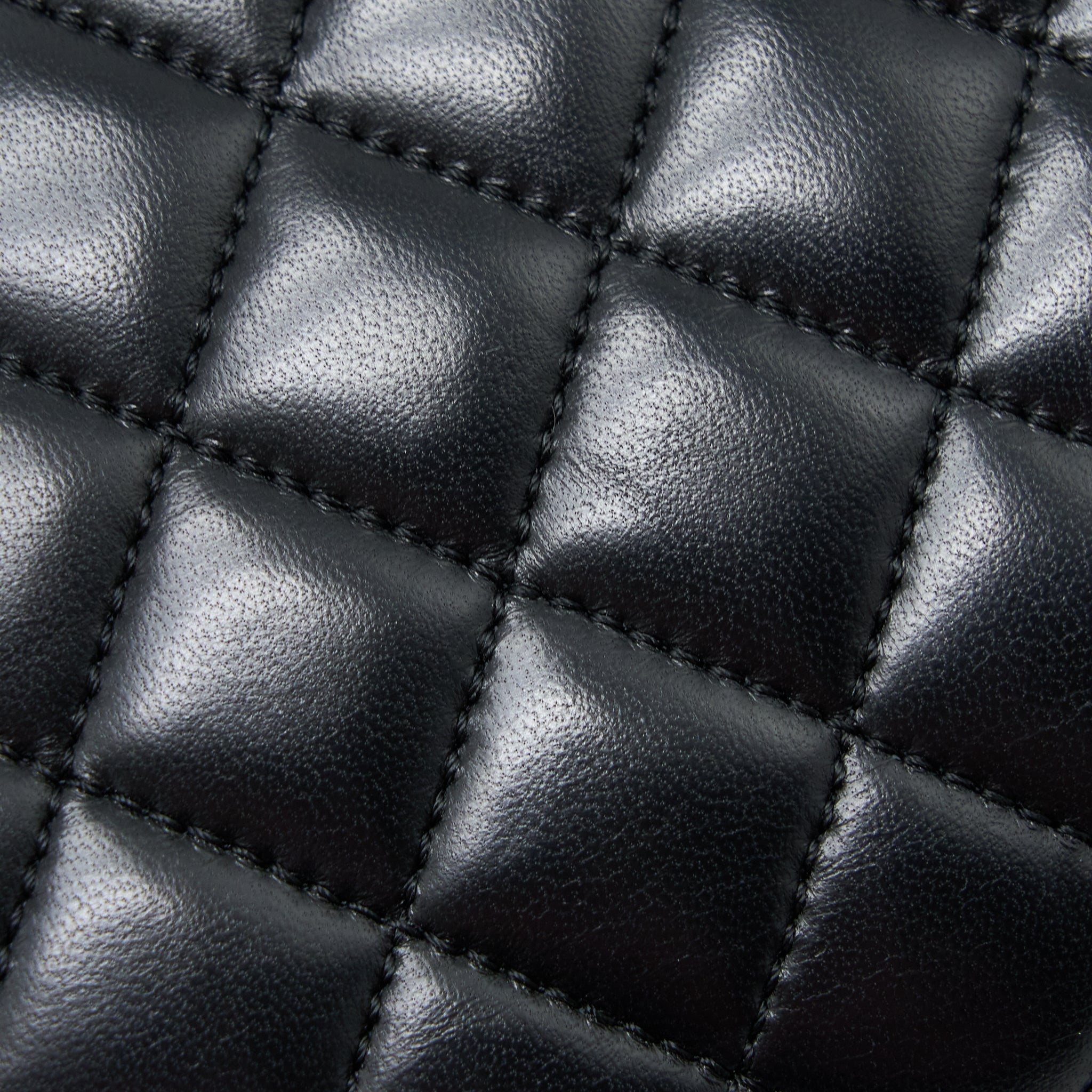 Chanel Small Enamel CC Flap Bag Lambskin Black