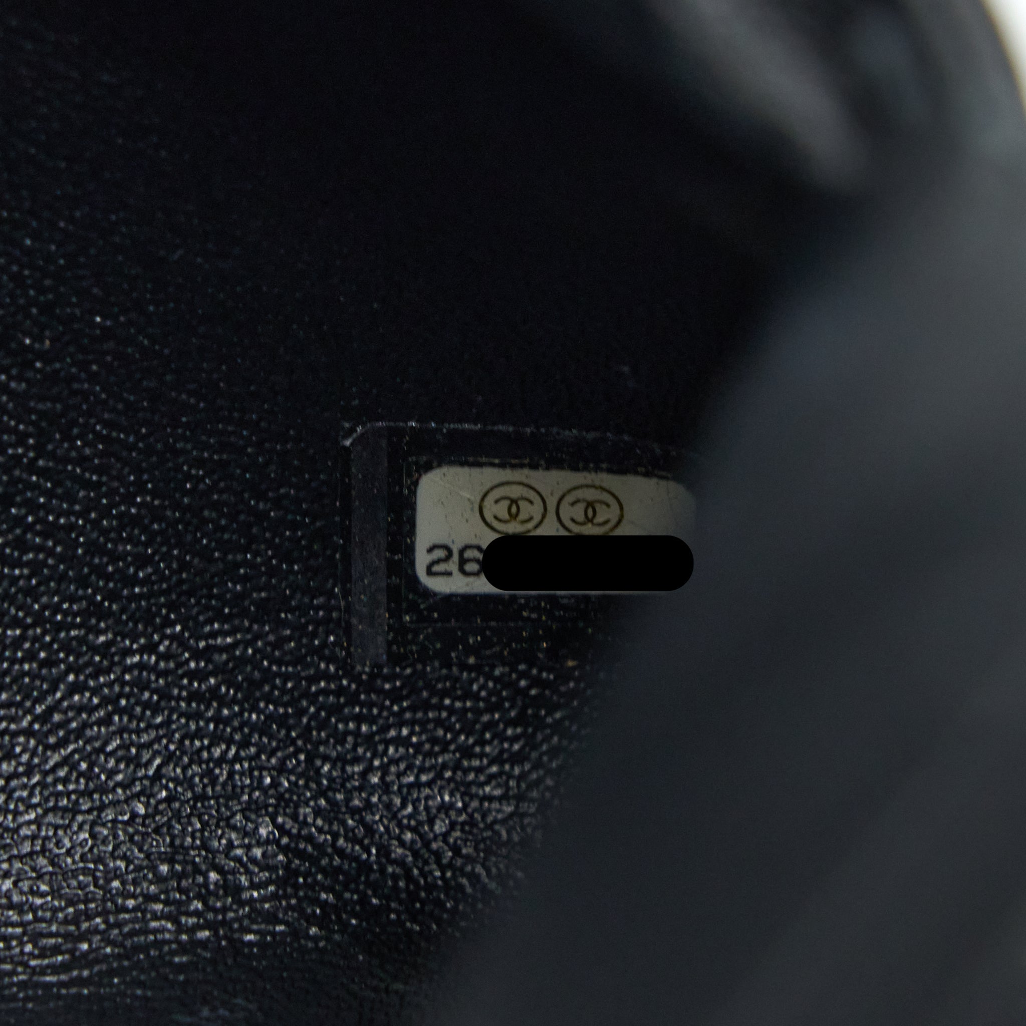 Chanel Small Enamel CC Flap Bag Lambskin Black