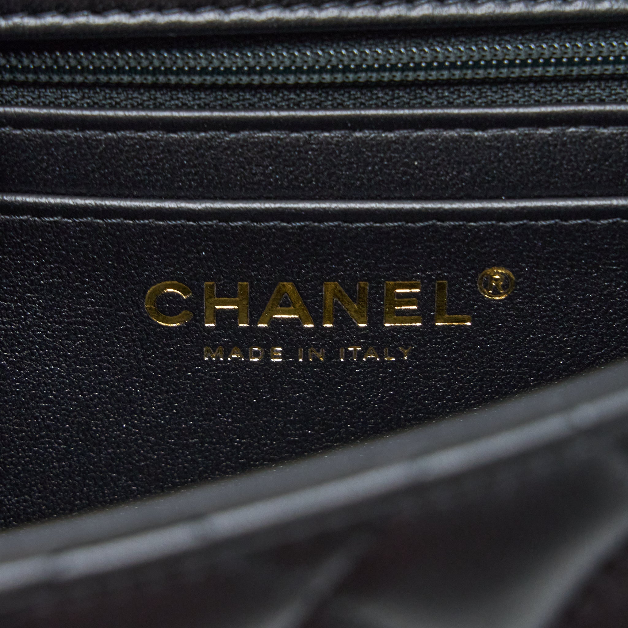 Chanel Top Handle Mini Rectangular Flap Bag Lambskin Black L (Microchip)