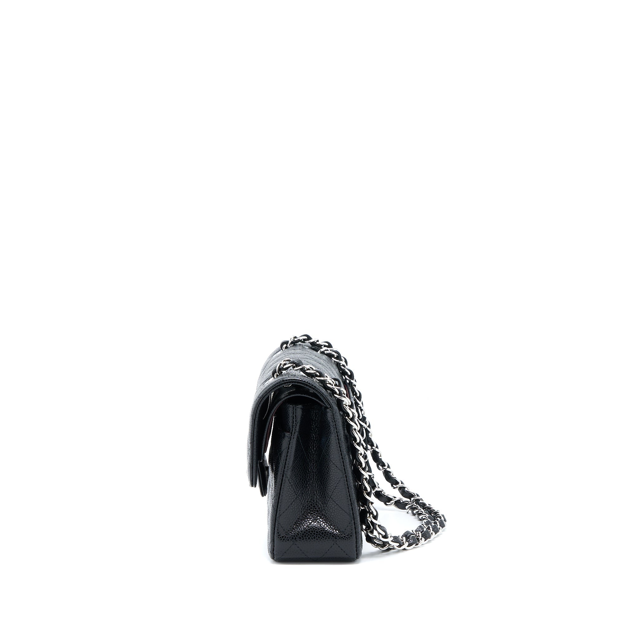 Chanel Small Classic Double Flap Bag Caviar Black (Microchip)