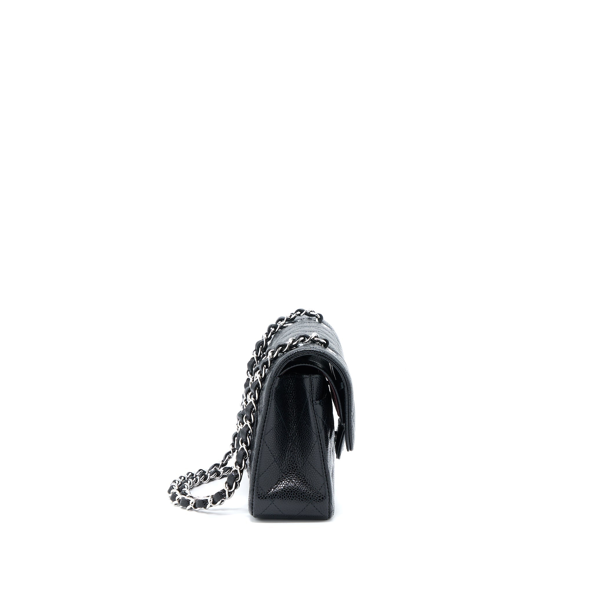 Chanel Small Classic Double Flap Bag Caviar Black (Microchip)