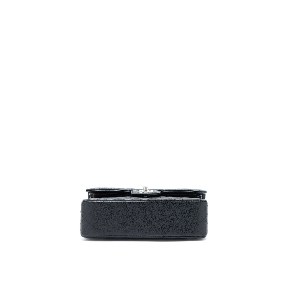 Chanel Small Classic Double Flap Bag Caviar Black (Microchip)