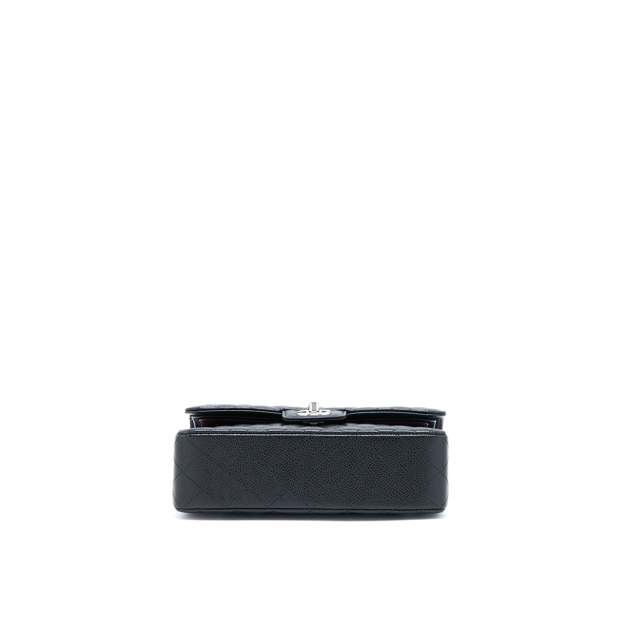 Chanel Small Classic Double Flap Bag Caviar Black (Microchip)