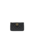 Chanel 19 Small pouch Goatskin Black