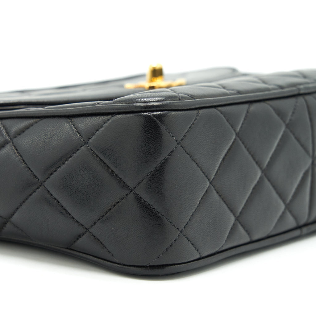 Chanel Vintage Camera Bag Lambskin Black