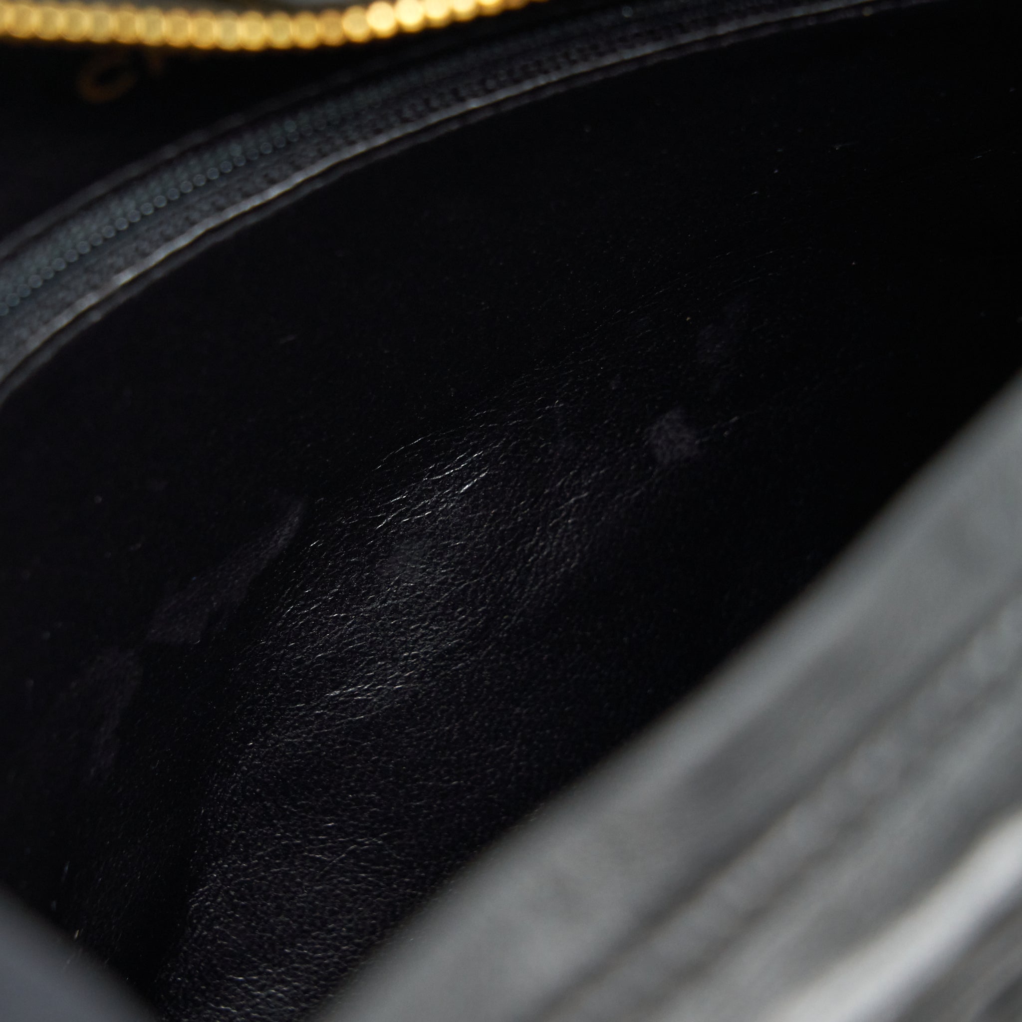 Chanel Vintage Camera Bag Lambskin Black