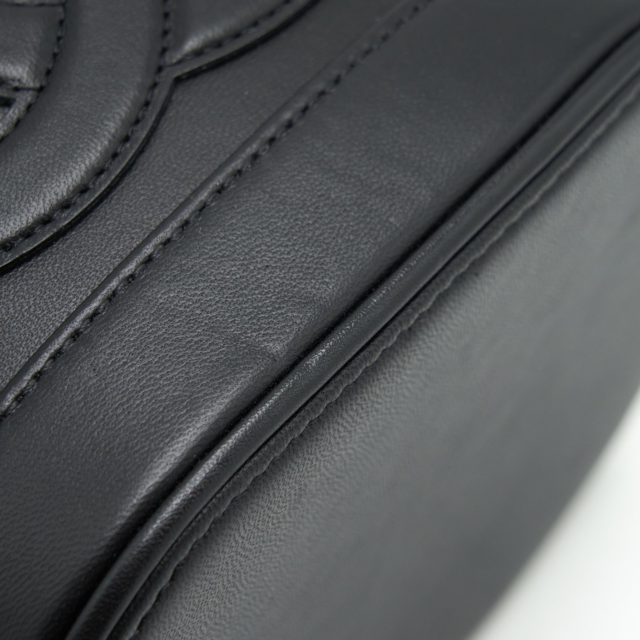 Chanel Vanity Case Lambskin Black L