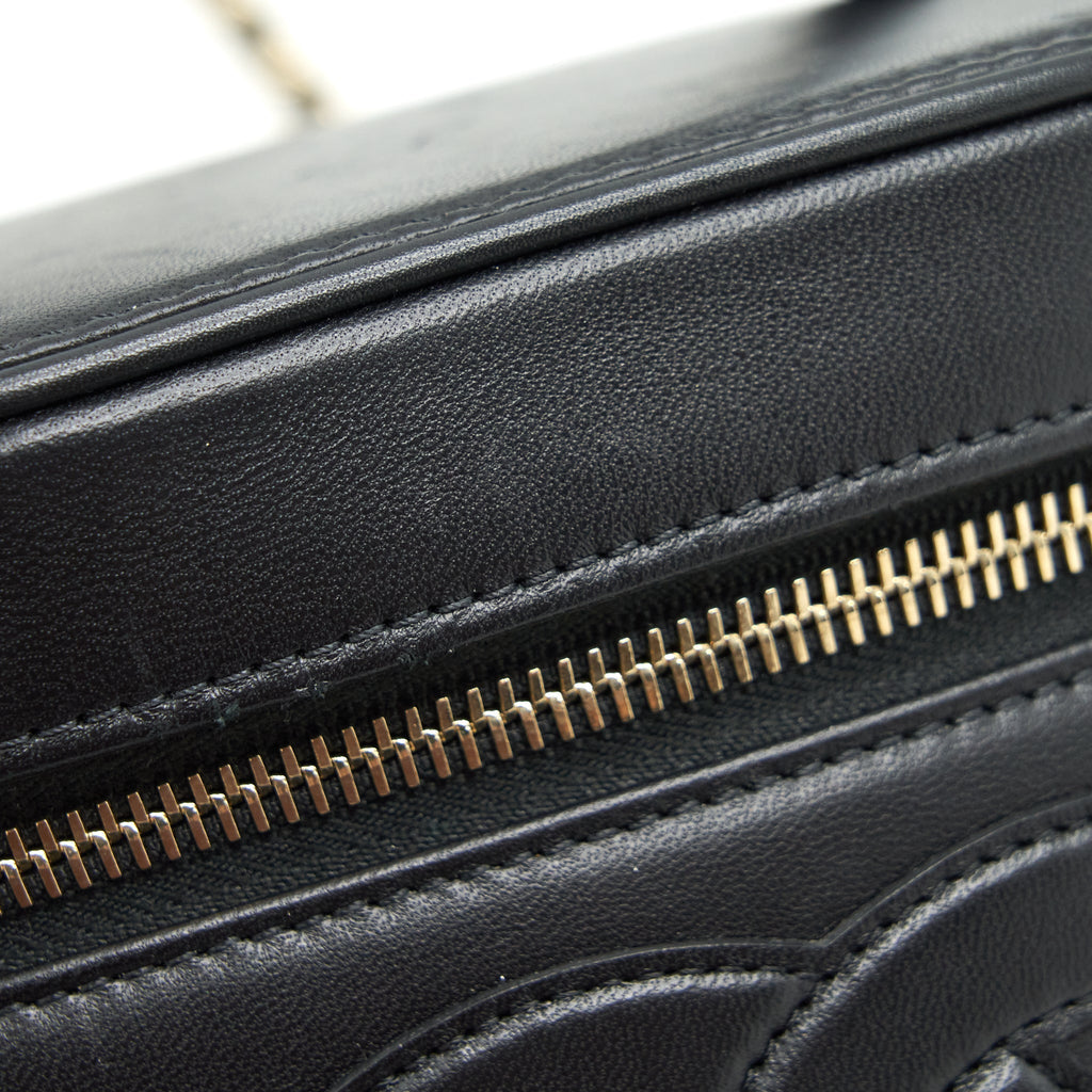 Chanel Vanity Case Lambskin Black L