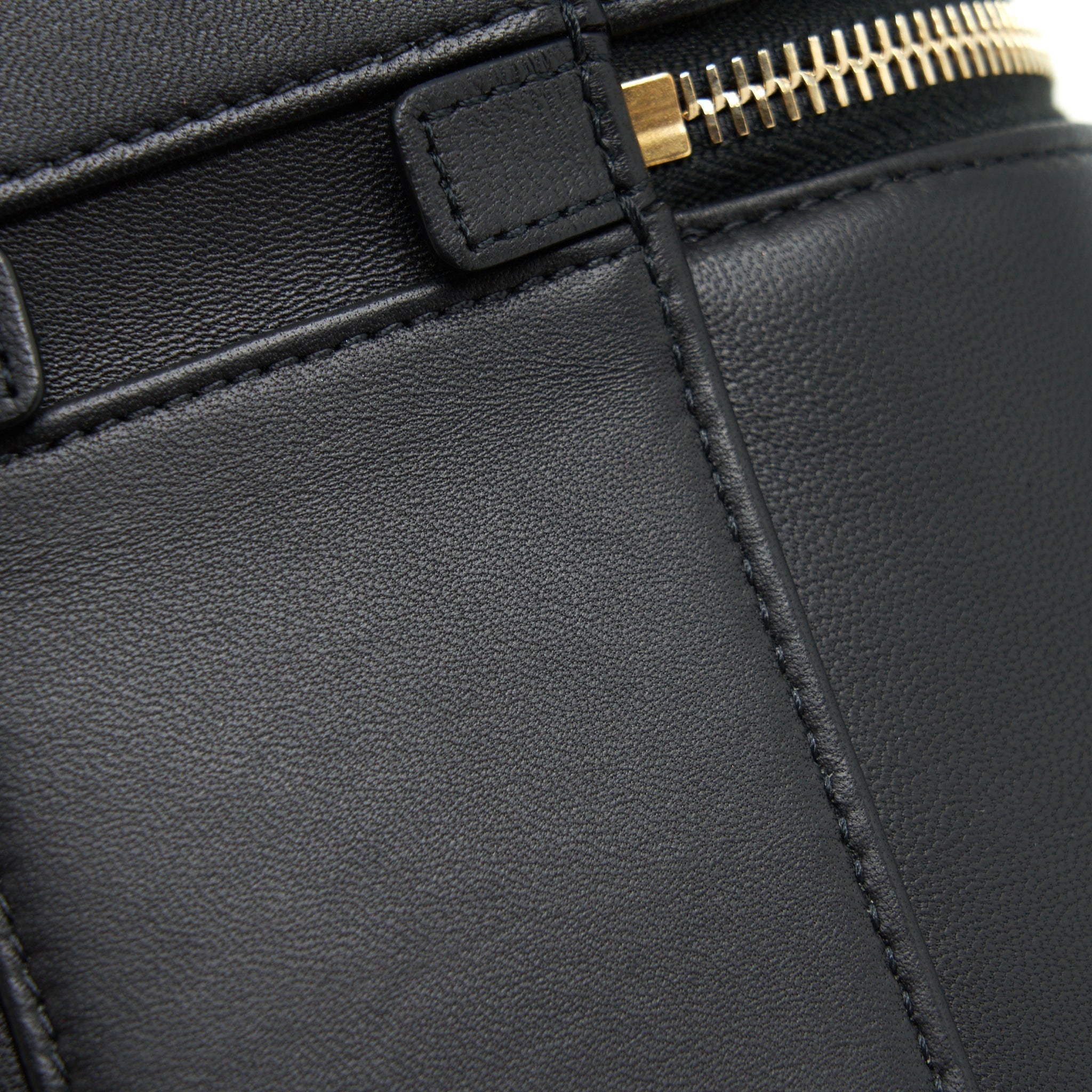 Chanel Vanity Case Lambskin Black L