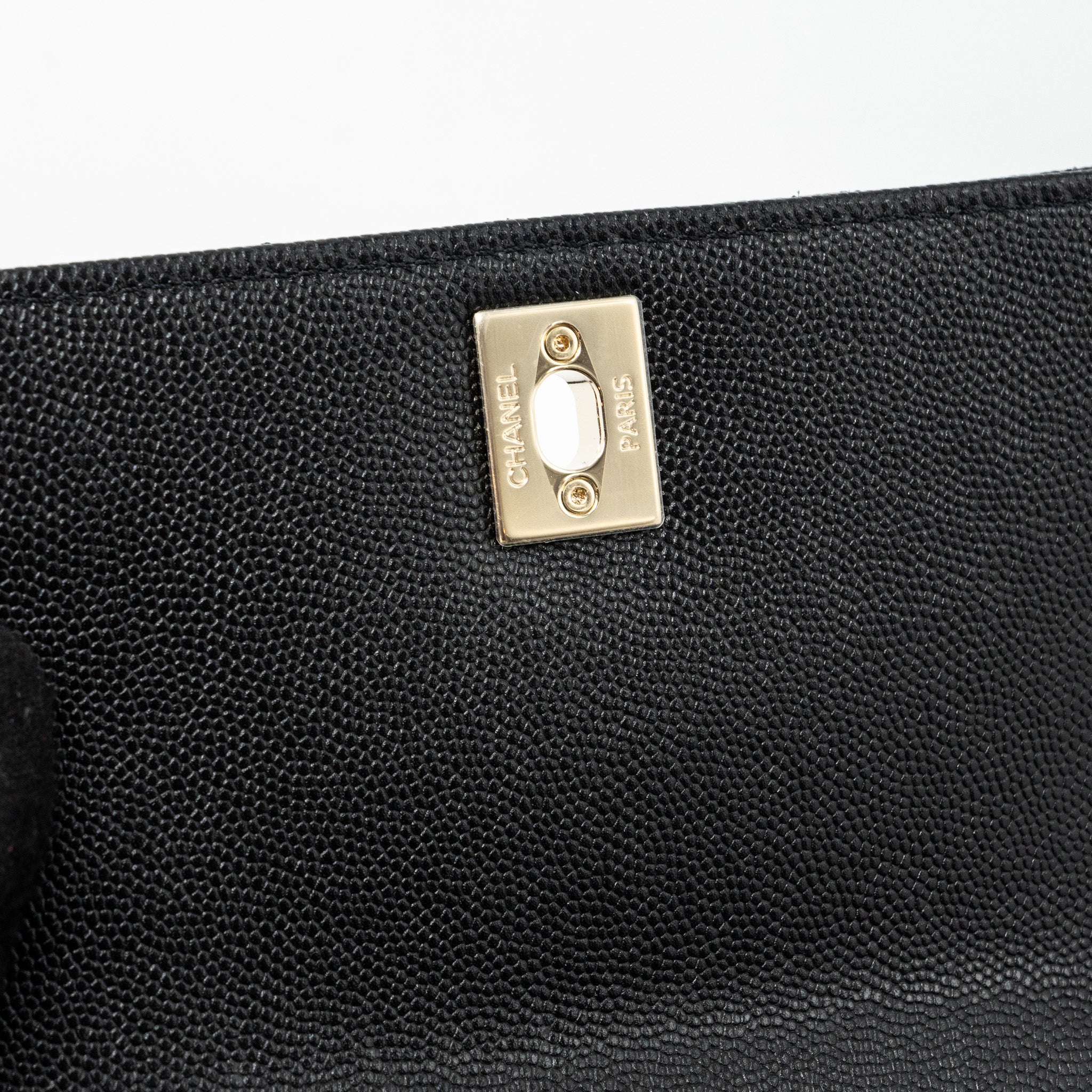 Chanel Coco Handle Extra  Mini Caviar Black L(Microchip)