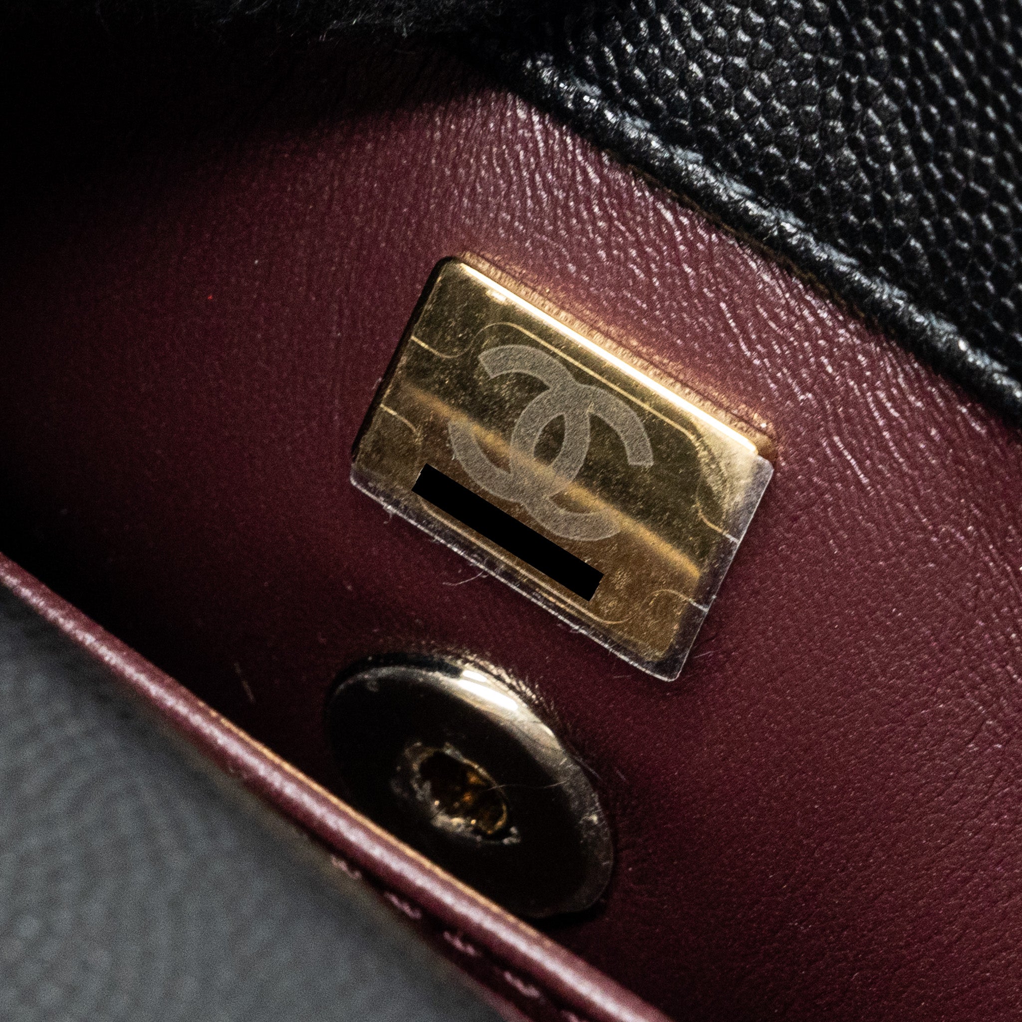 Chanel Coco Handle Extra  Mini Caviar Black L(Microchip)