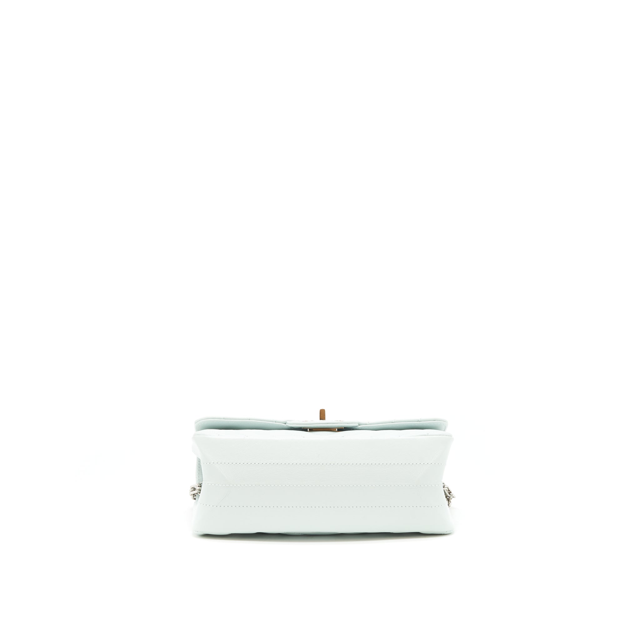 Chanel chevron mini 2.55 Reissue flap Bag Calfskin light blue
