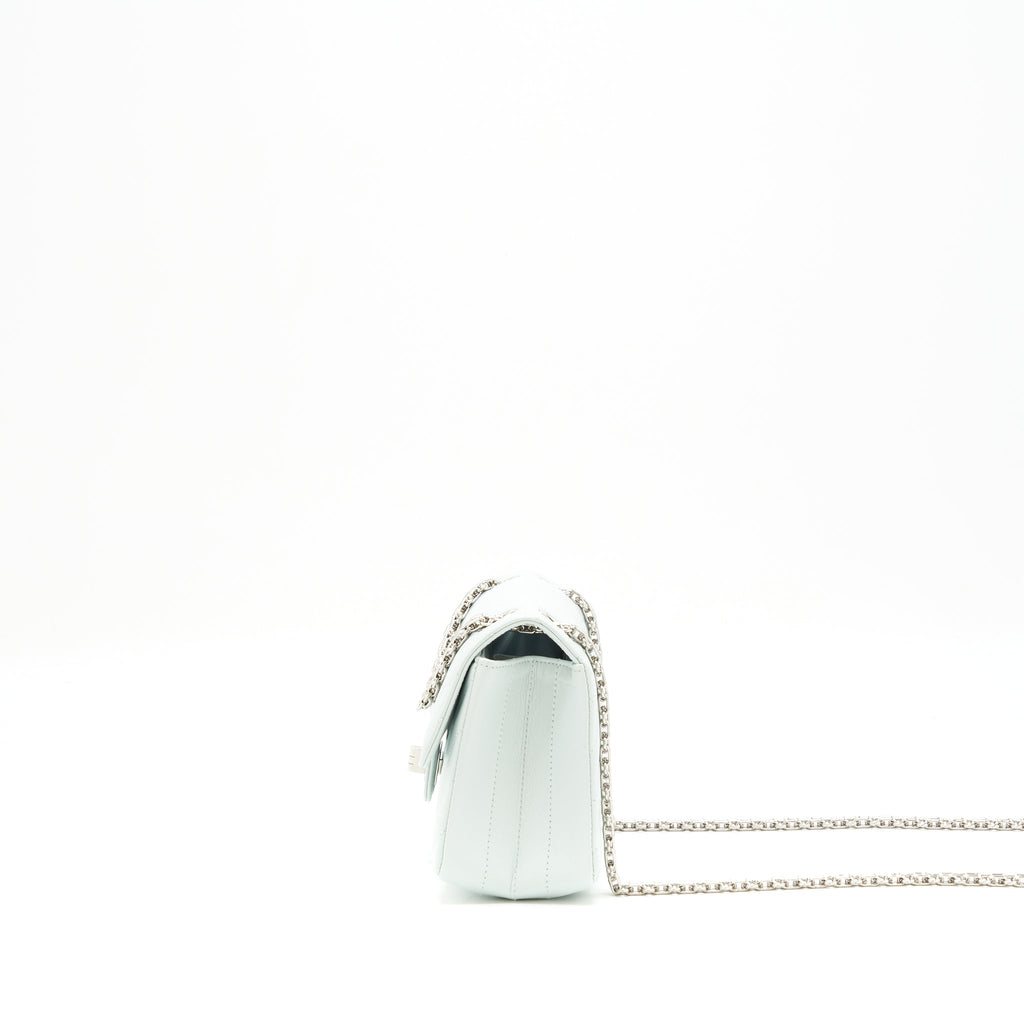 Chanel chevron mini 2.55 Reissue flap Bag Calfskin light blue