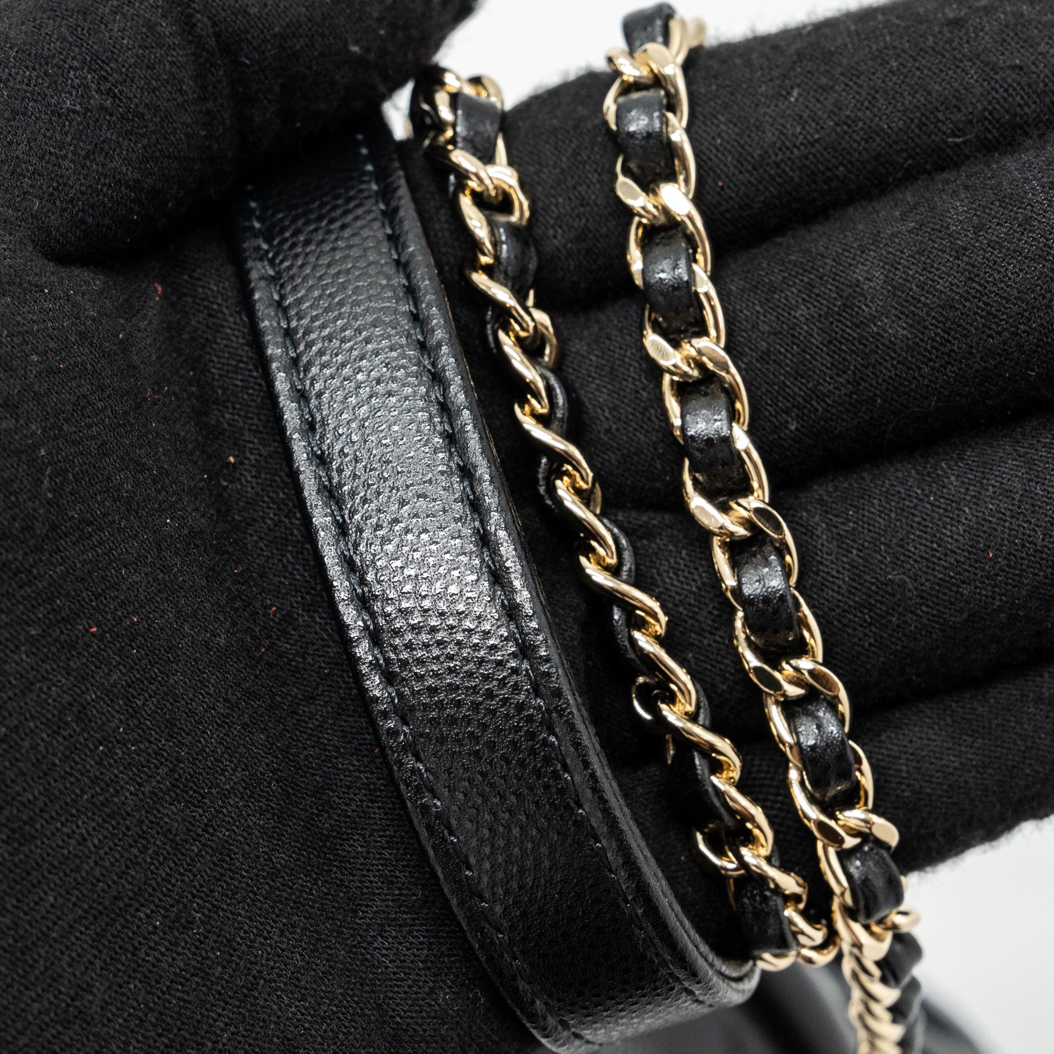 Chanel Coco Handle Extra  Mini Caviar Black L(Microchip)