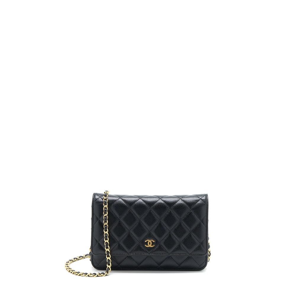 Chanel Classic Wallet On Chain Caviar Black