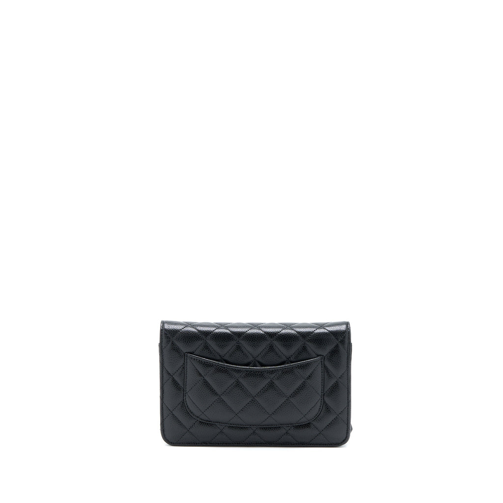 Chanel Classic Wallet On Chain Caviar Black