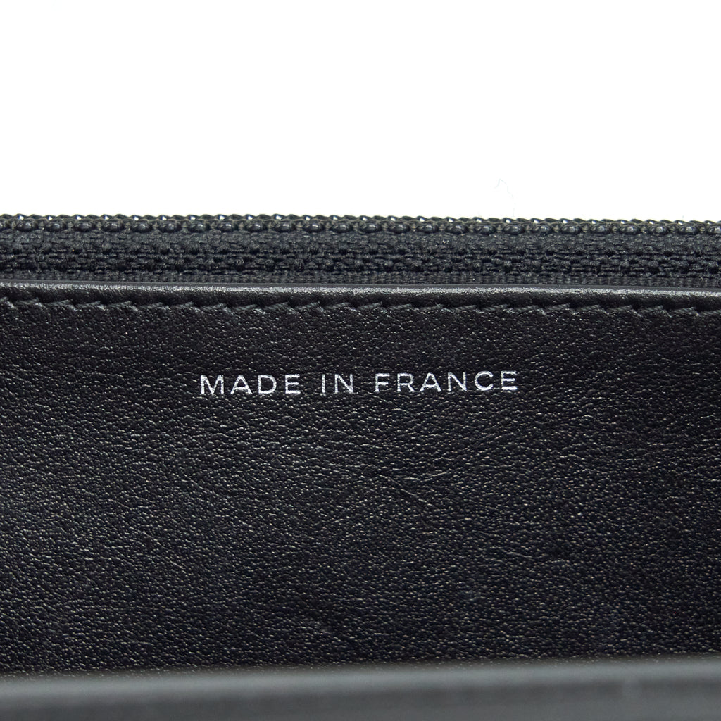 Chanel Reissue Wallet On Chain Aged Calfskin Black with Black Hardware