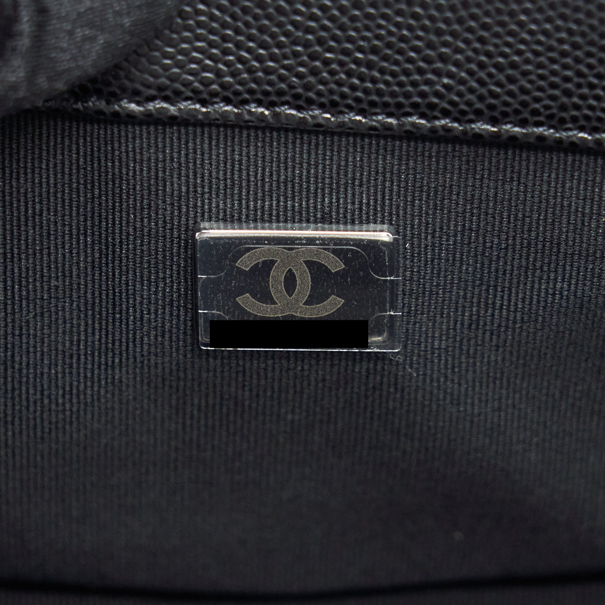 Chanel Small Boy Bag Caviar Black Ruthenium Hardware