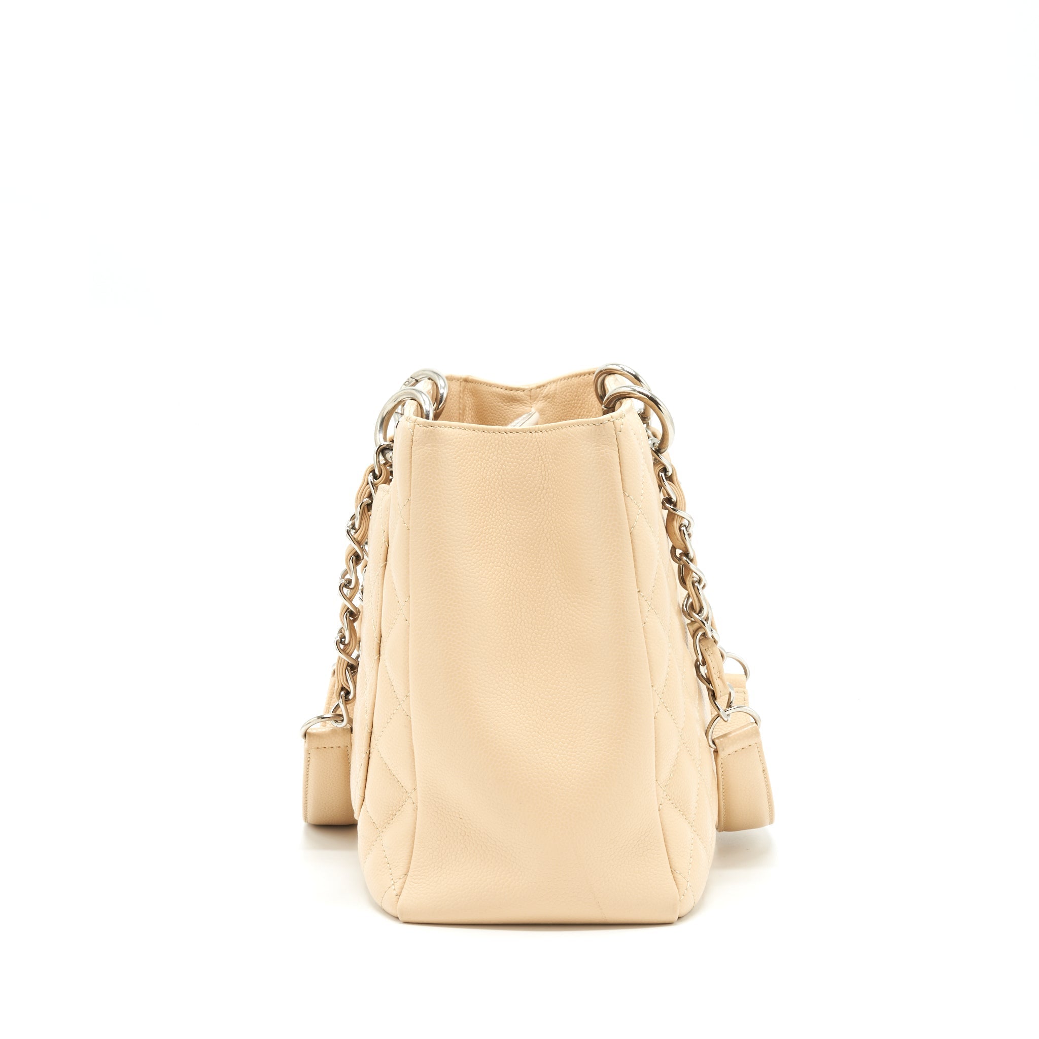Chanel Grand Shopping Tote Bag Caviar Beige