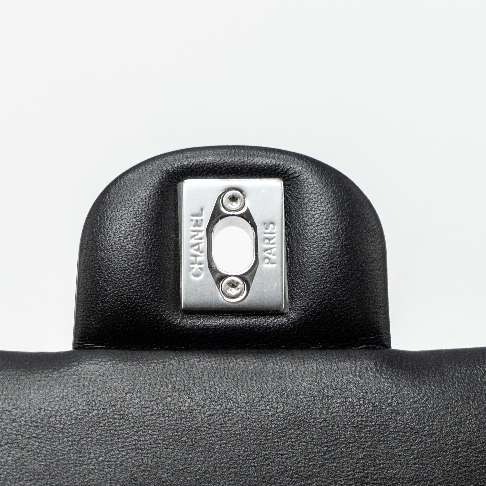 Chanel mini rectangular flap bag lambskin black  (MICrochip)
