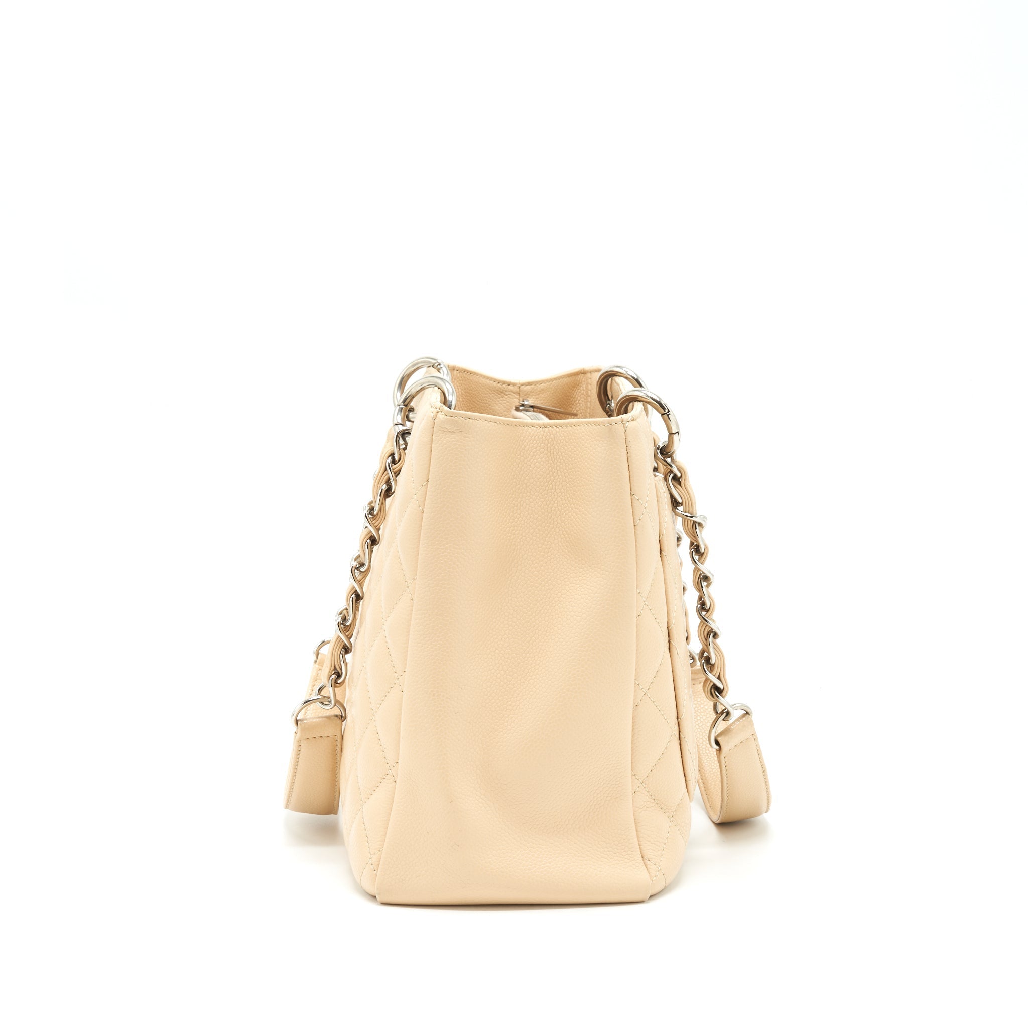Chanel Grand Shopping Tote Bag Caviar Beige