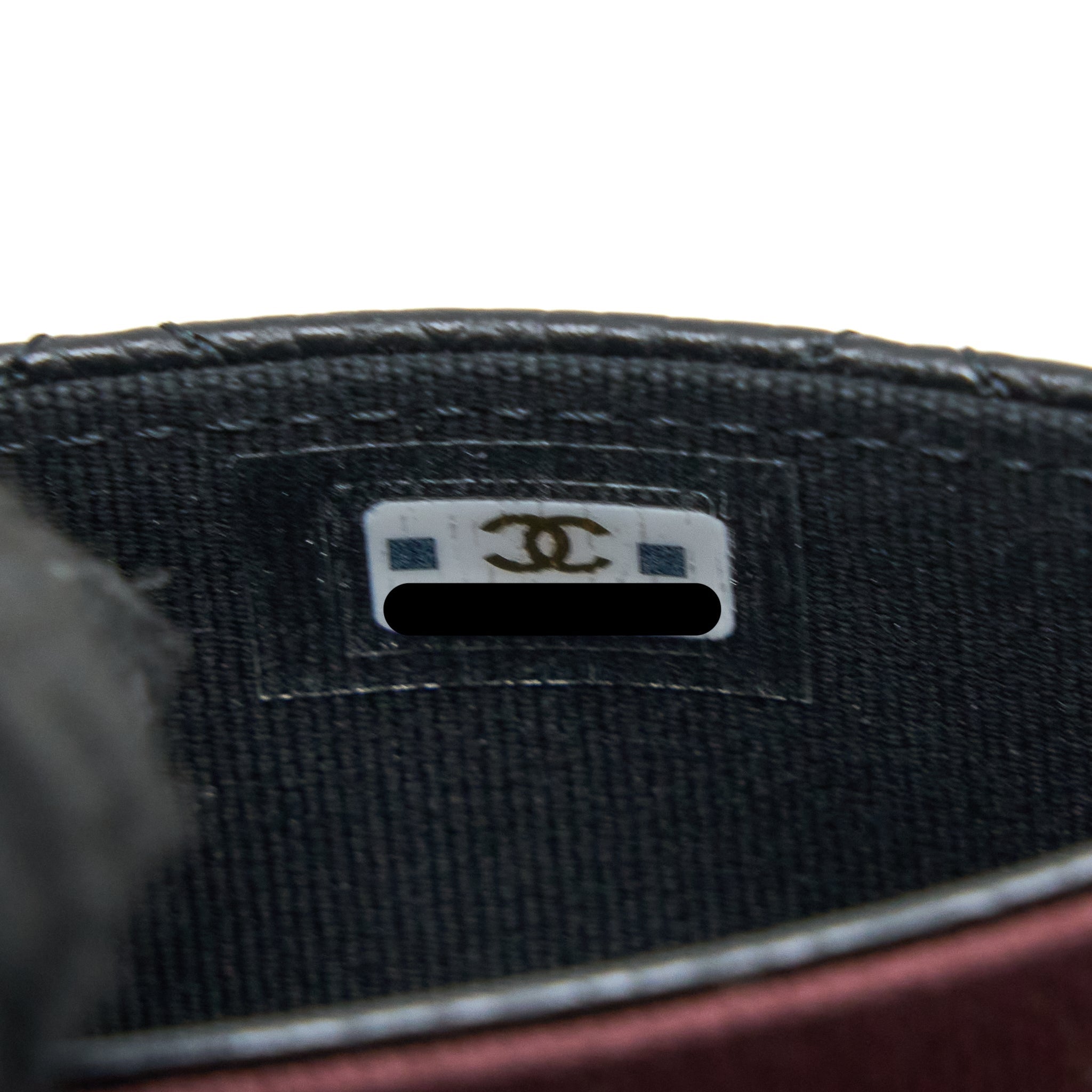 Chanel Classic Quilted Flap Card Holder Caviar Black  (Microchip)