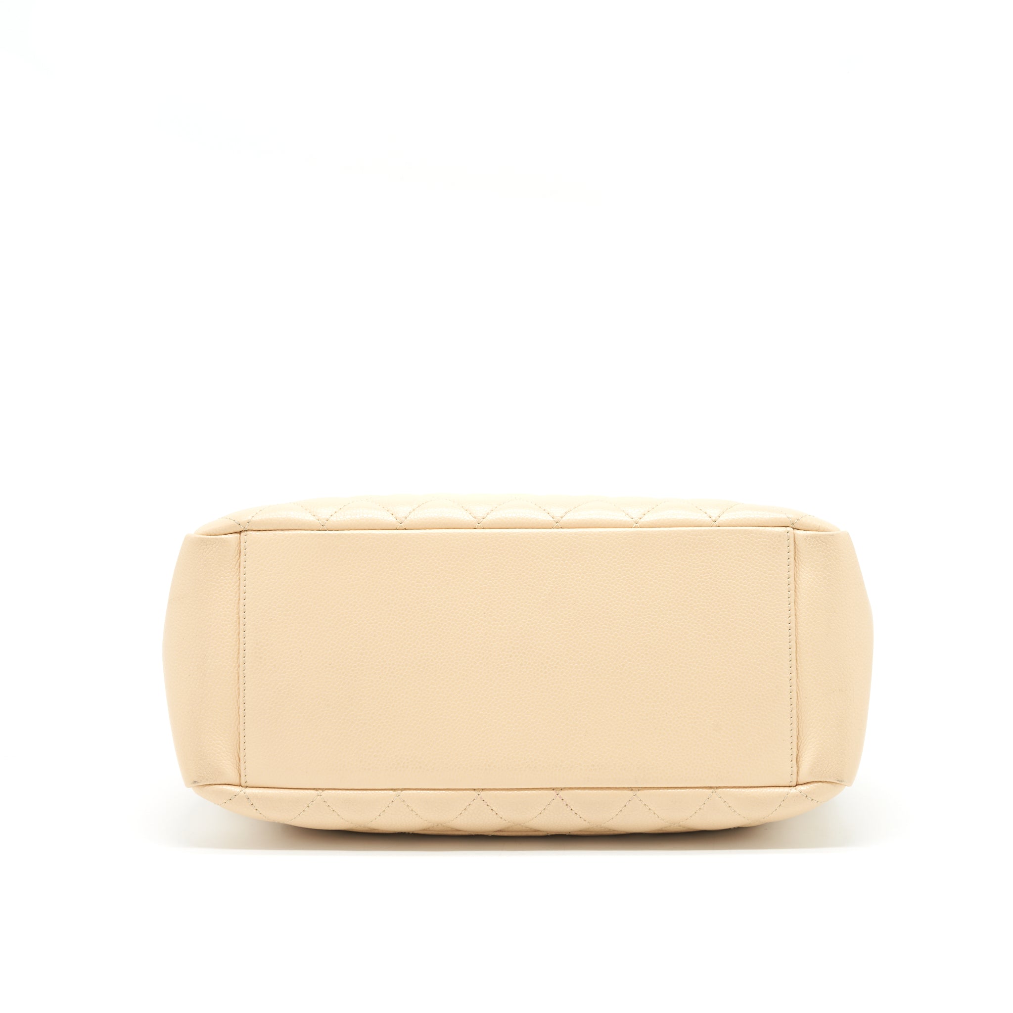 Chanel Grand Shopping Tote Bag Caviar Beige