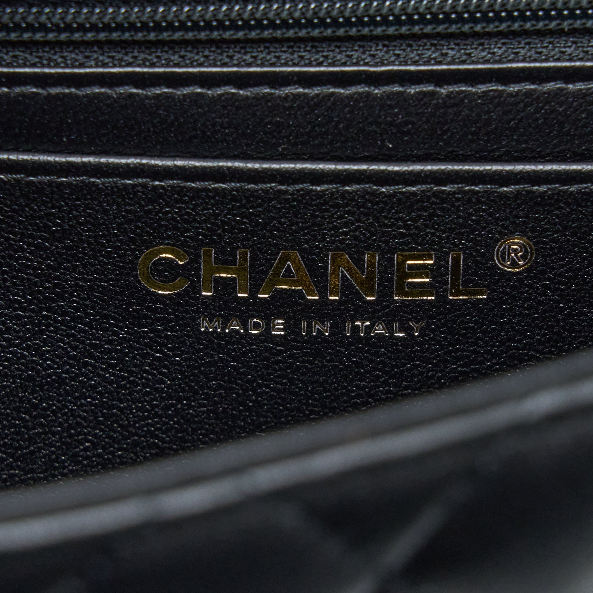 Chanel Top Handle Mini Rectangular Flap Bag Lambskin Black L (Microchip)