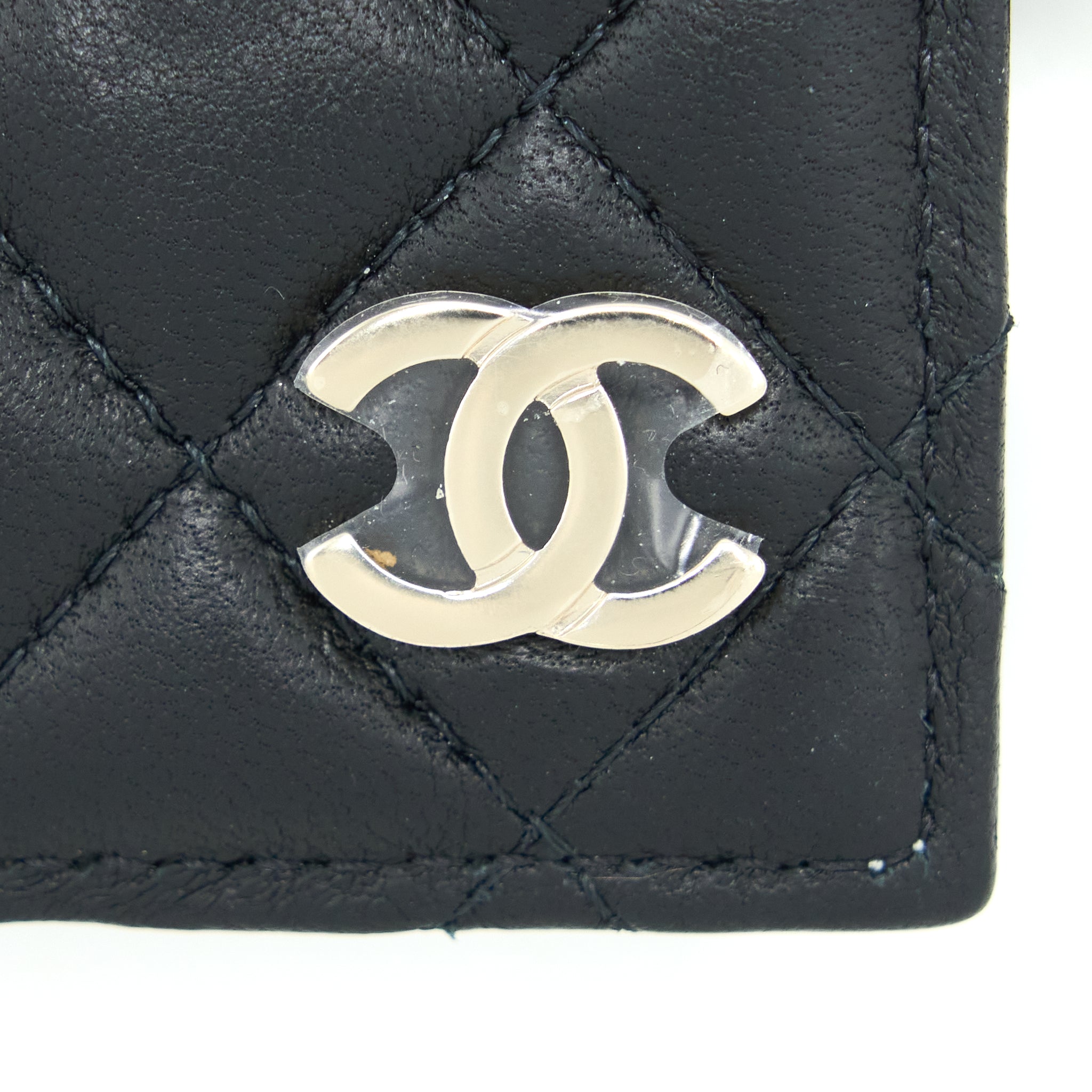 Chanel 22B Mini Book Card Holder Lambskin Black L (Microchip)