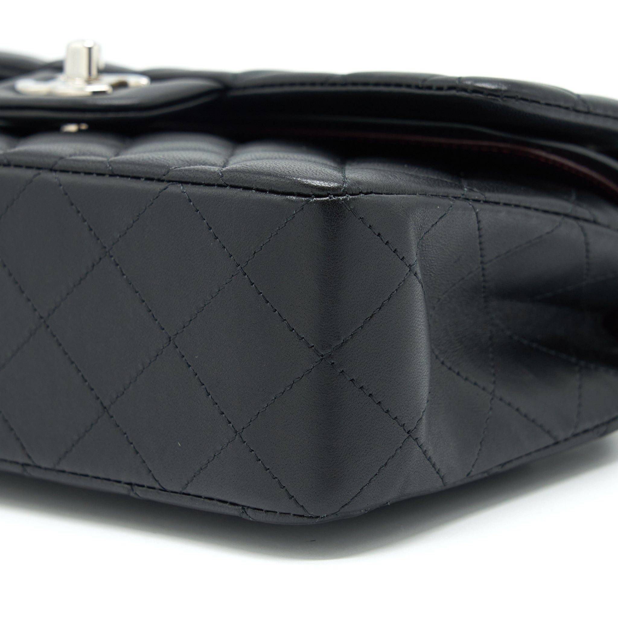 Chanel Small Classic Double Flap Bag Lambskin Black