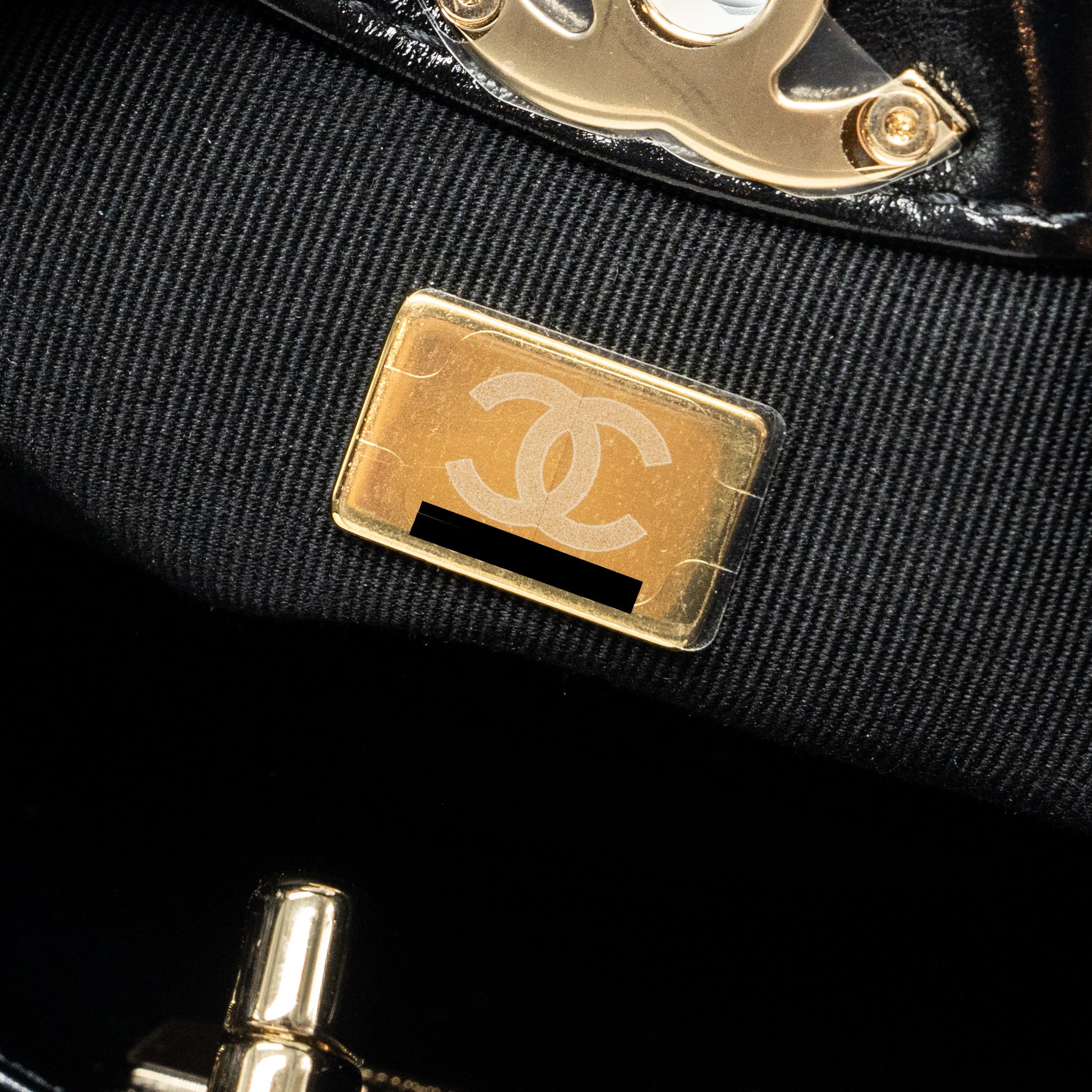 Chanel 24c Mini 31 Bag Shiny Calfskin Black L(Microchip)