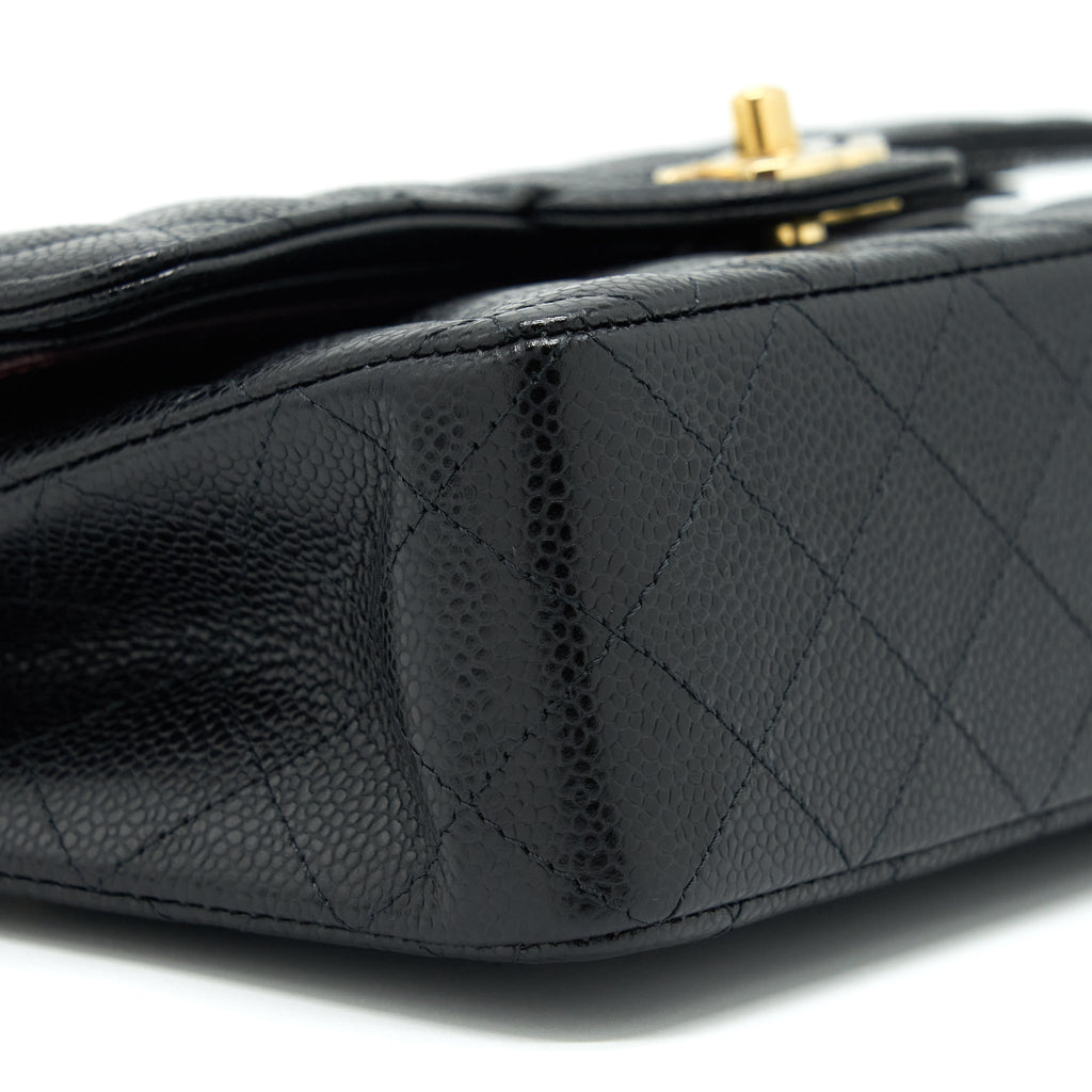Chanel Small Classic Double Flap Bag Caviar Black