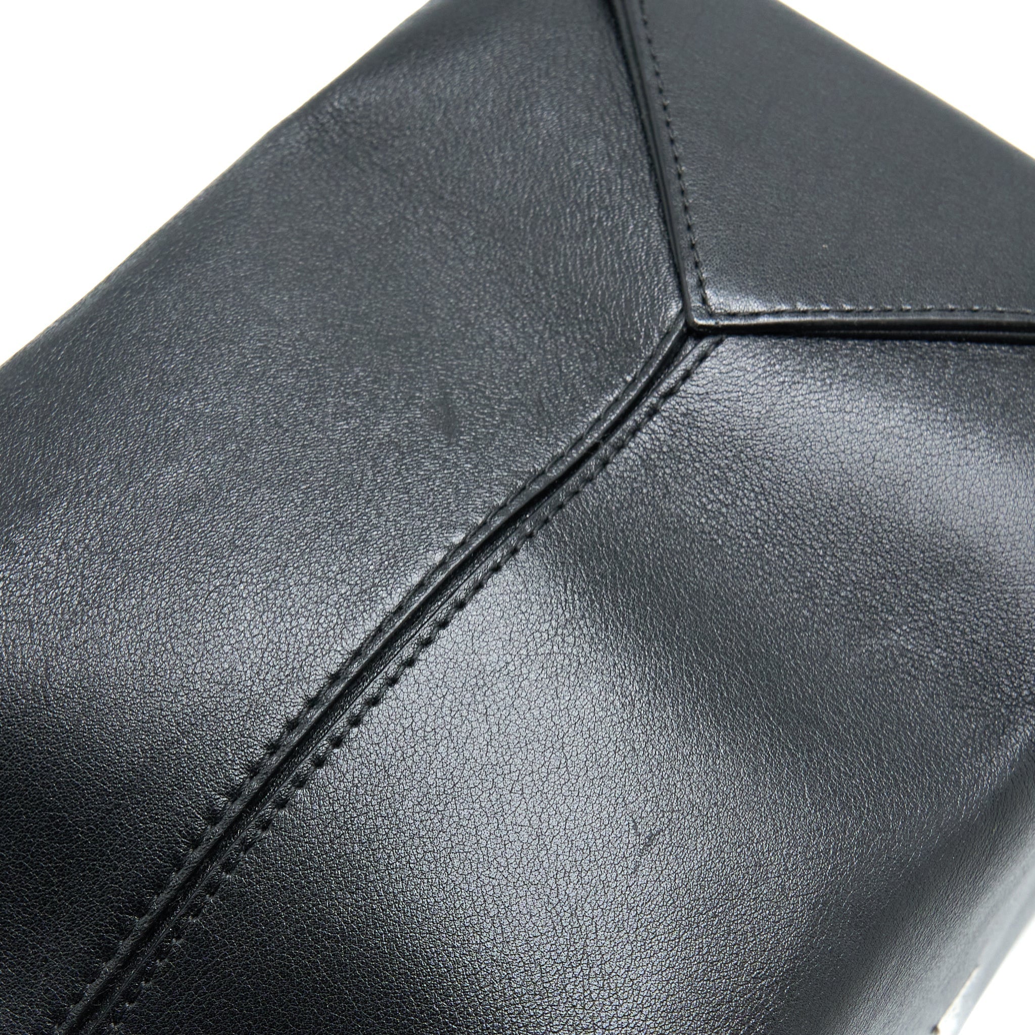 Chanel Vintage Cambon Tote Bag Calfskin Black