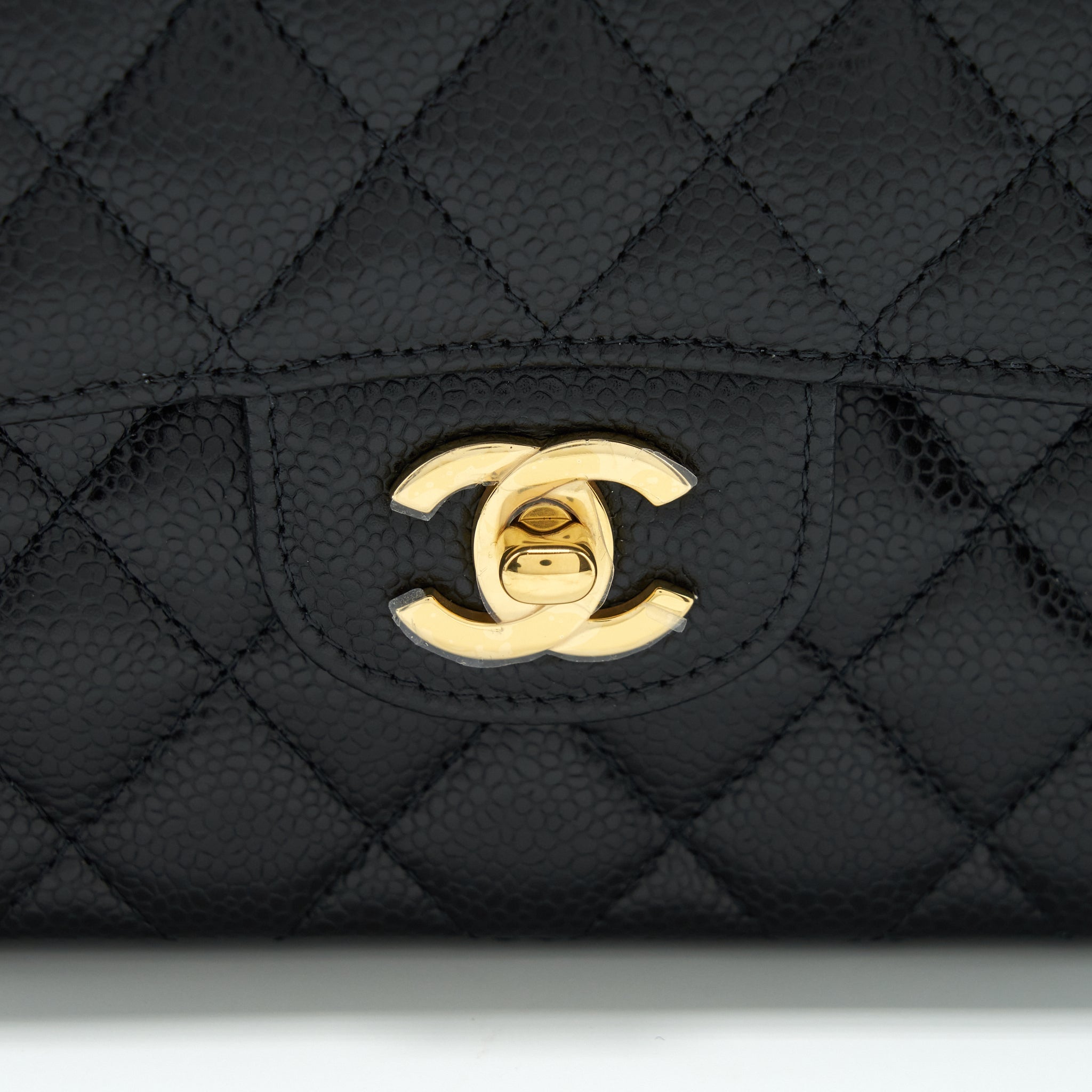 Chanel Small Classic Double Flap Bag Caviar Black