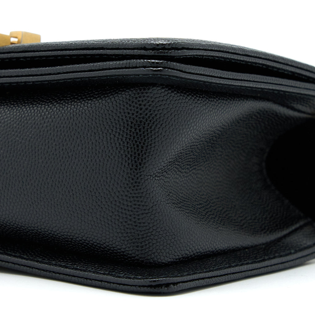 Chanel Small Boy Bag Caviar Black