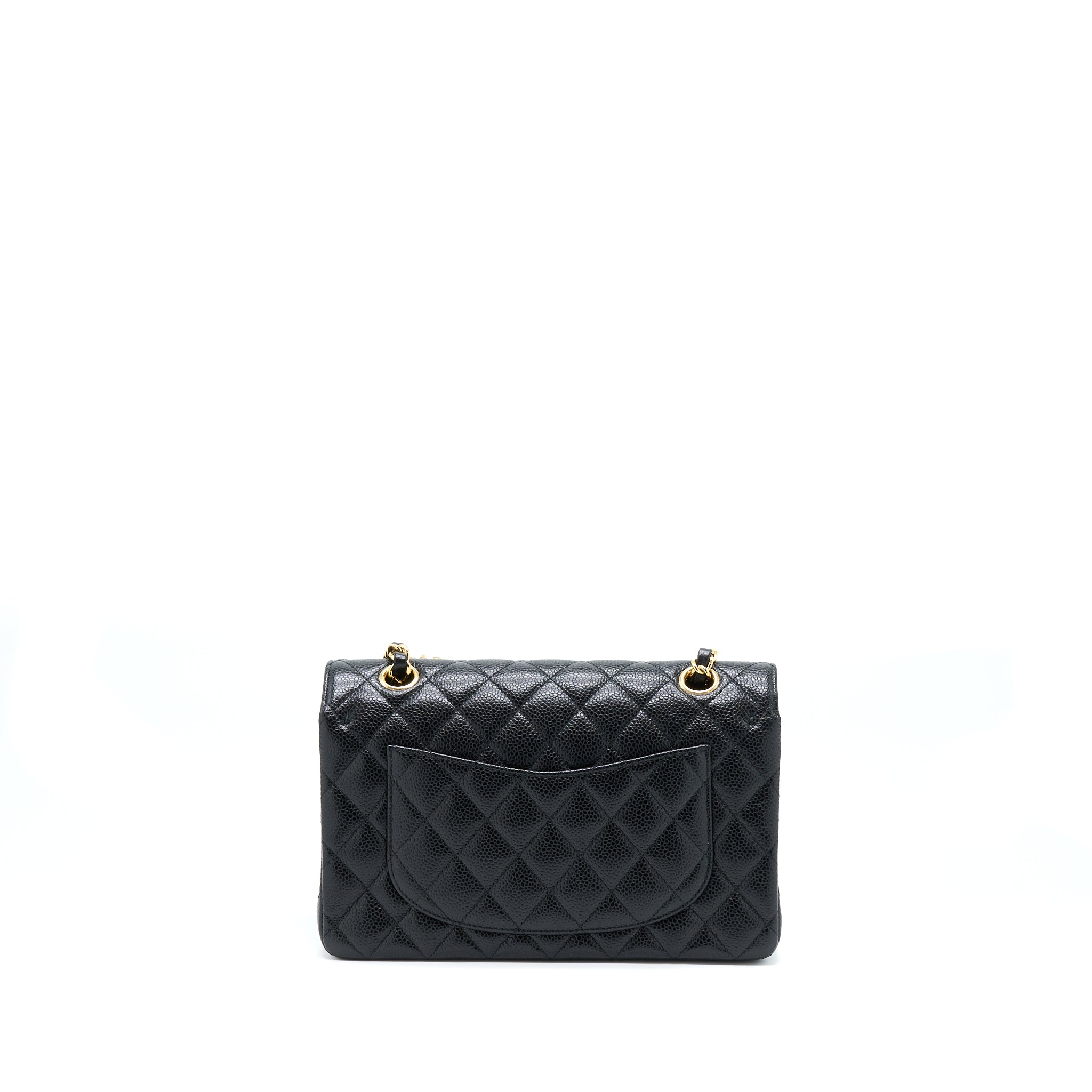 Chanel Small Classic Flap Bag Caviar Black