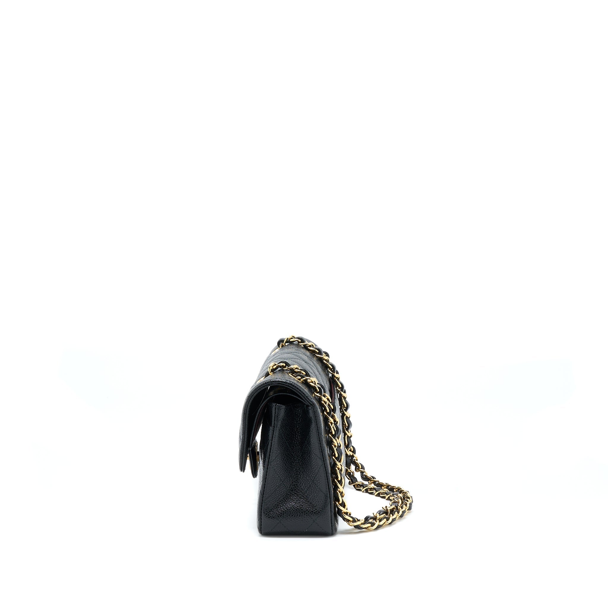 Chanel Small Classic Flap Bag Caviar Black