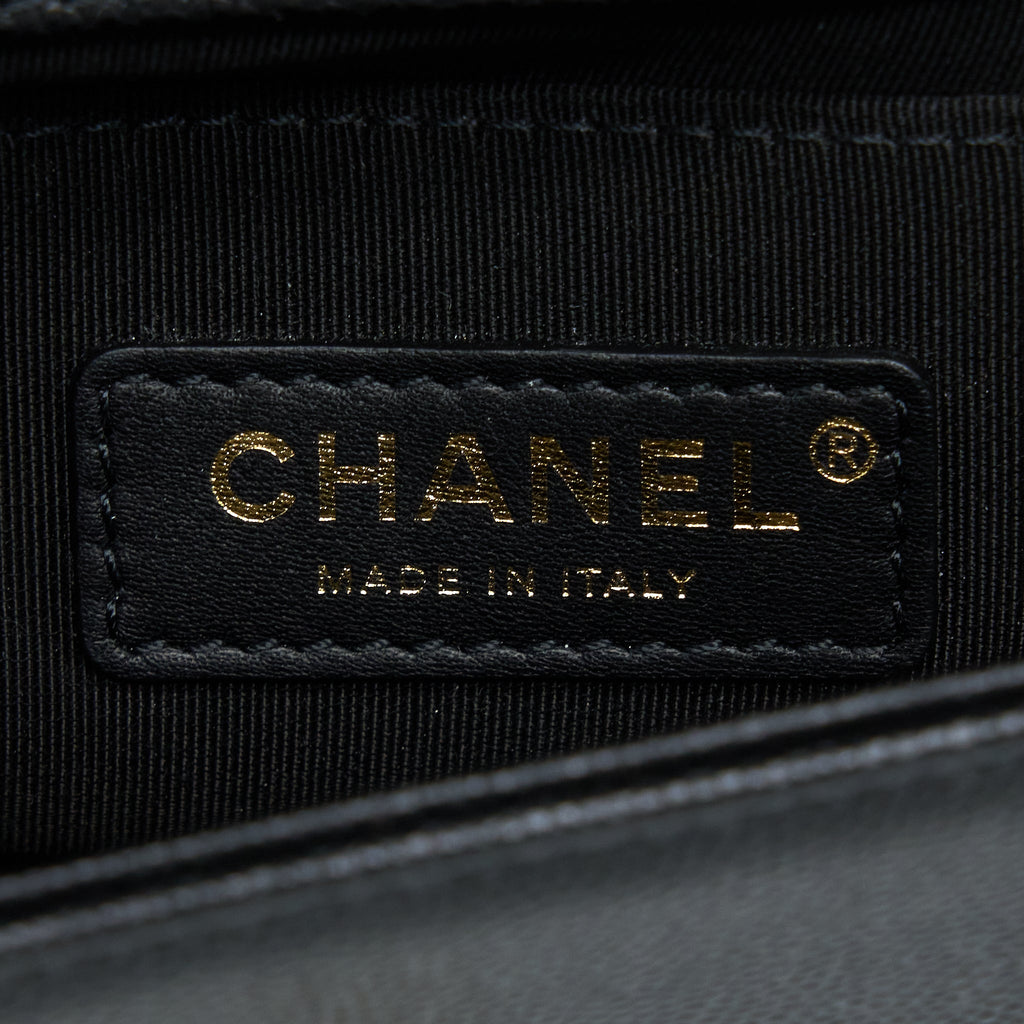 Chanel Small Boy Bag Caviar Black