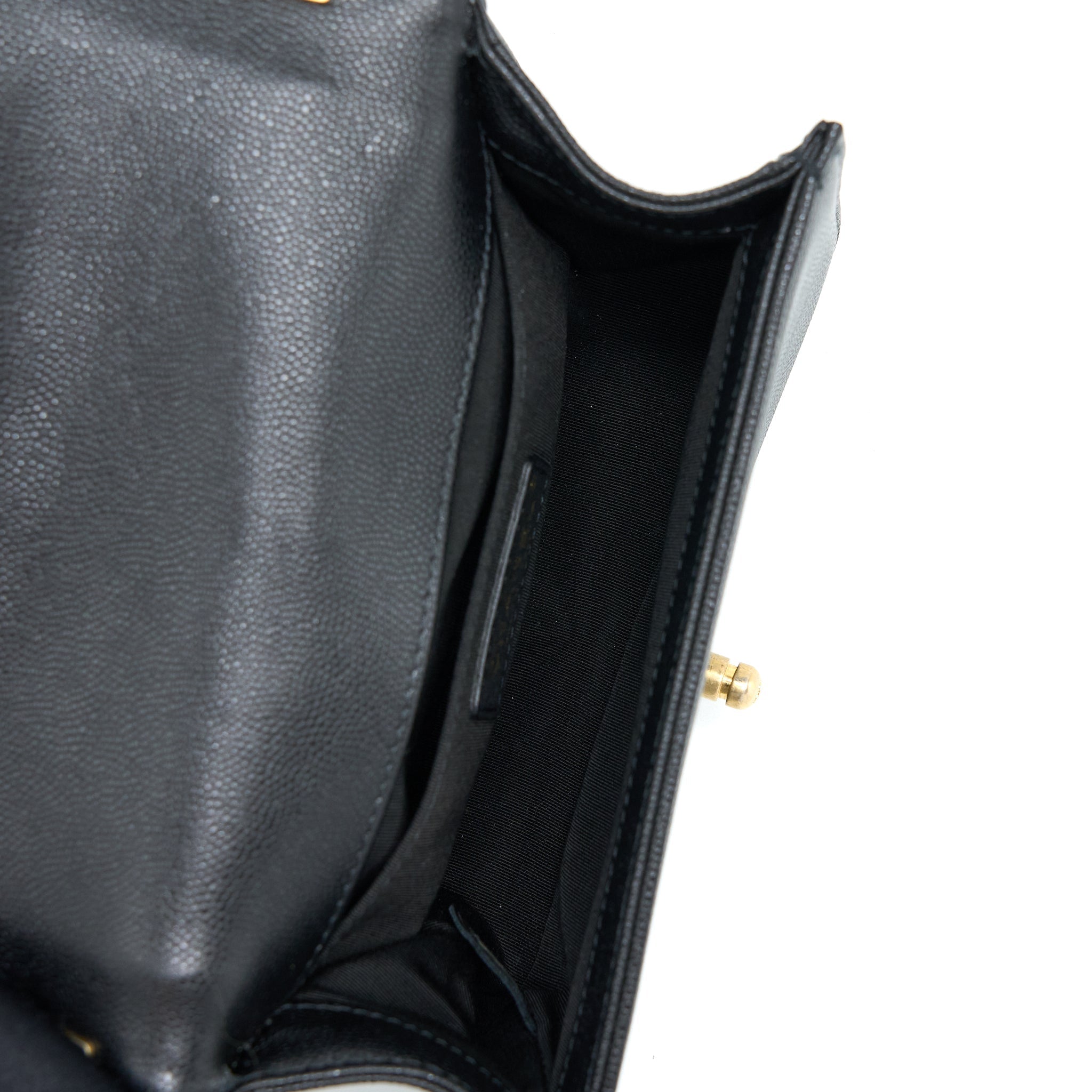 Chanel Small Boy Bag Caviar Black