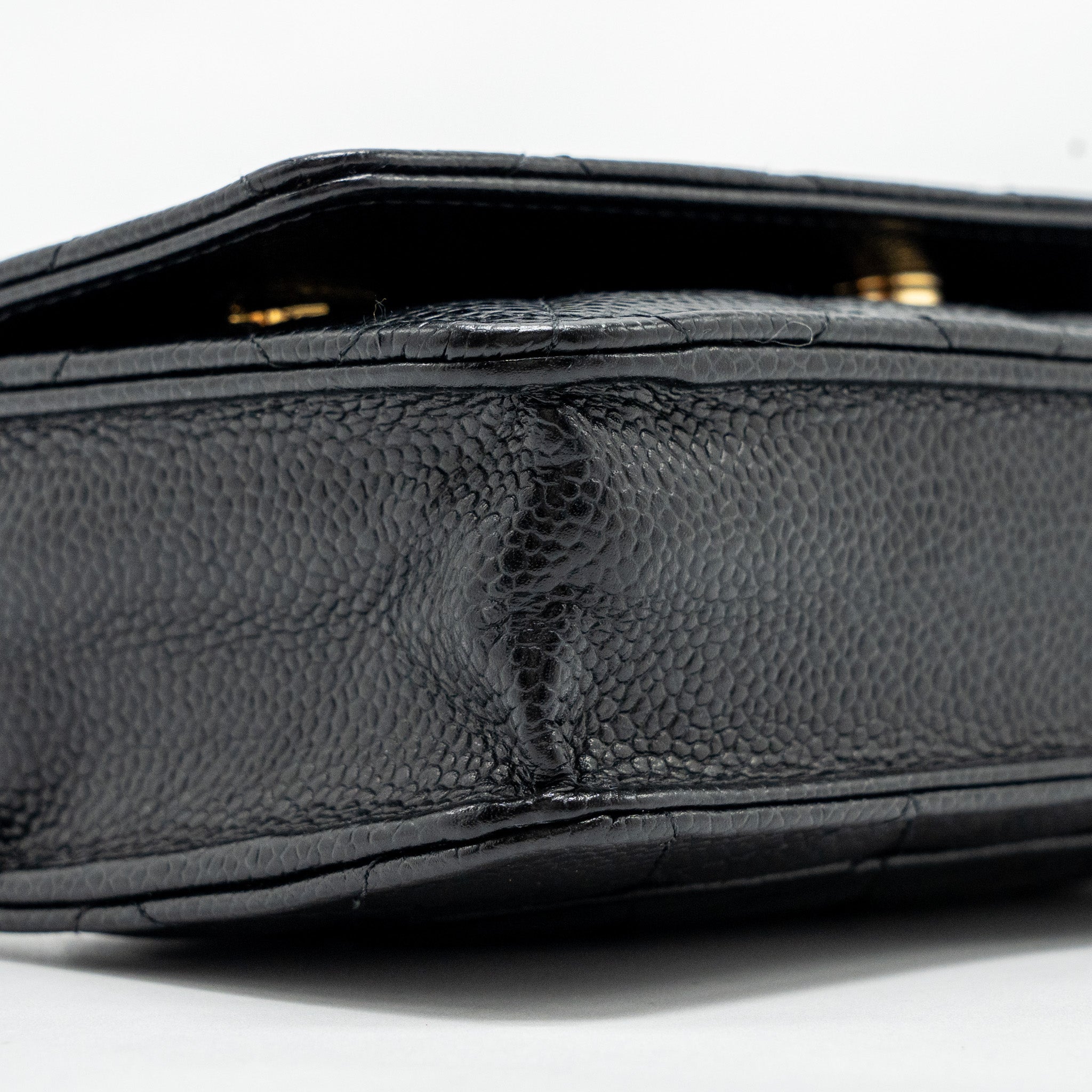 CHANEL Classic Wallet On Chain Caviar Black