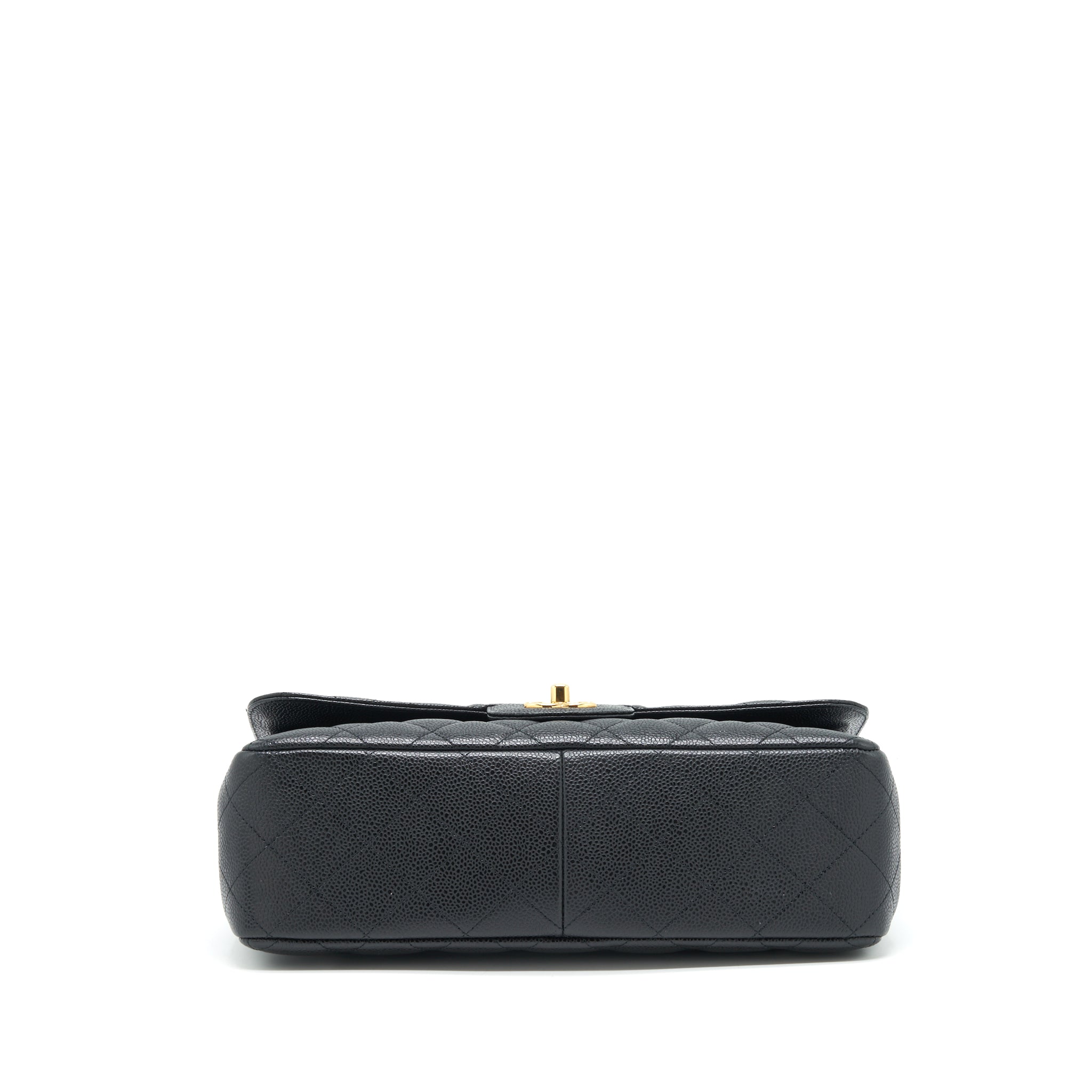 Chanel Classic Jumbo Double Flap Bag Caviar Black L