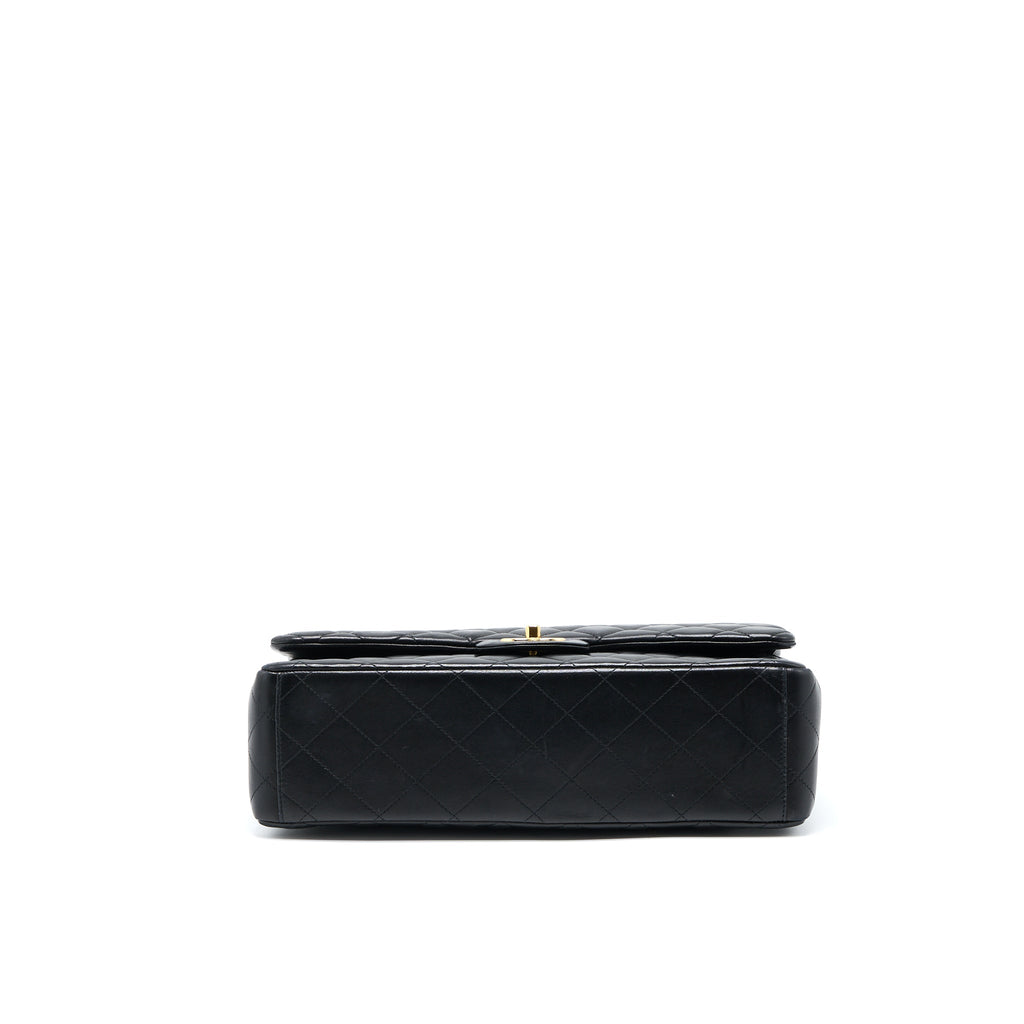 Chanel Maxi Classic Double Flap Bag Lambskin Black