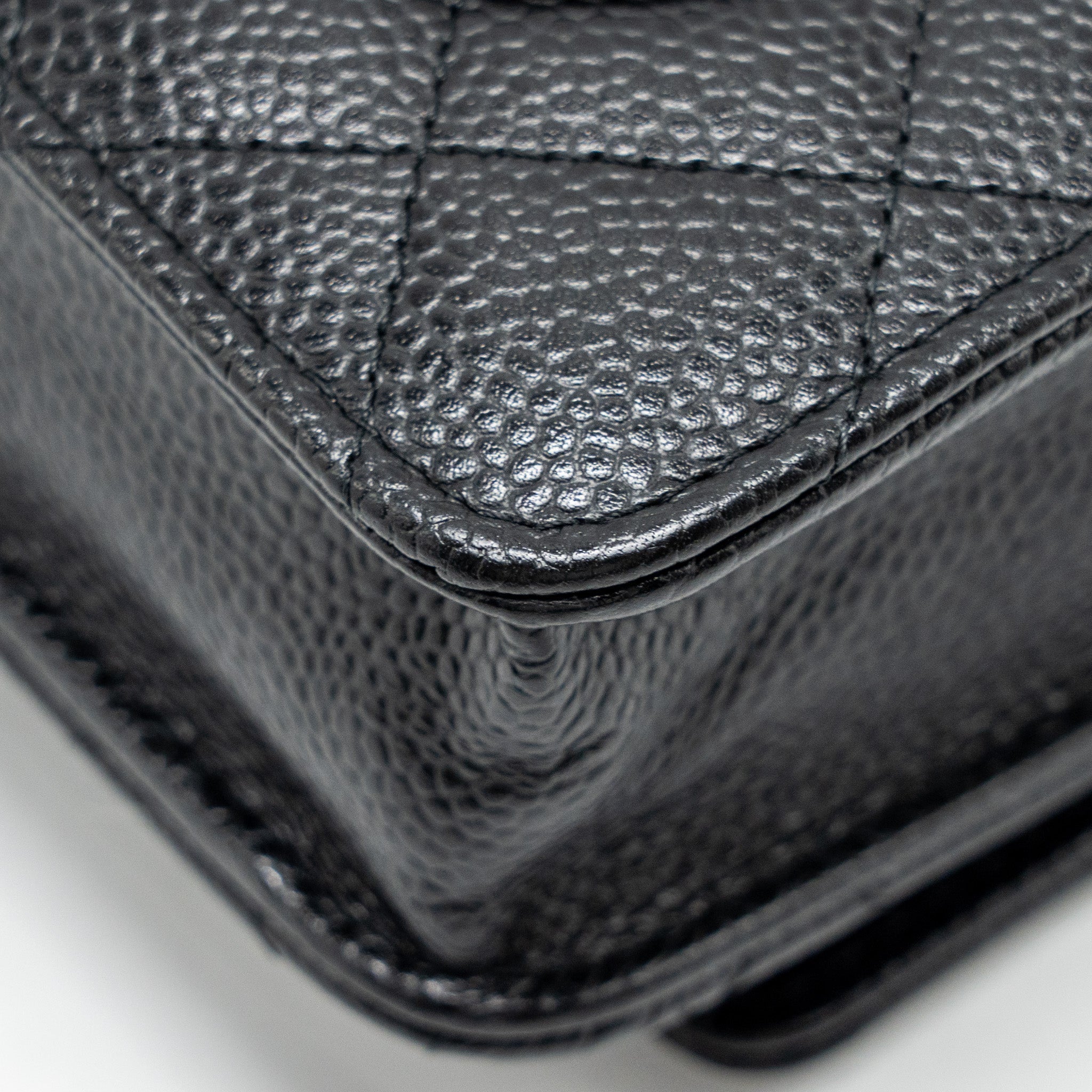 CHANEL Classic Wallet On Chain Caviar Black