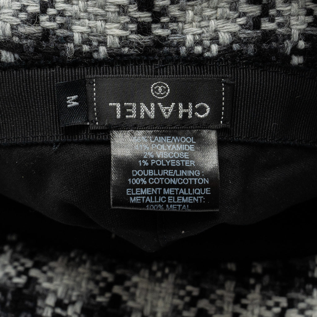 Chanel Size M Bucket Hat Tweed Multicoloured